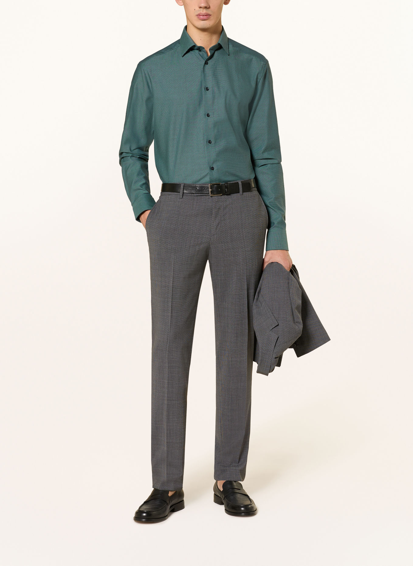 OLYMP Luxor Shirt, Modern Fit: TEAL
