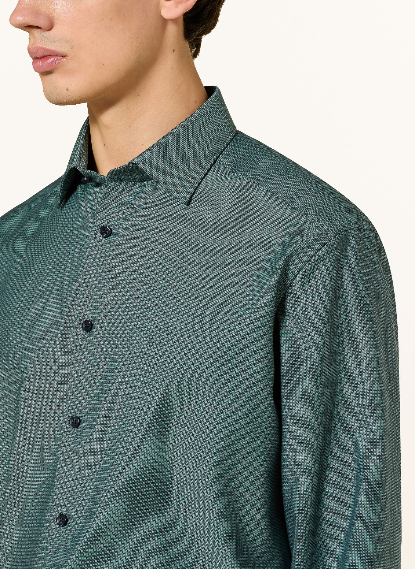 OLYMP Luxor Shirt, Modern Fit: TEAL