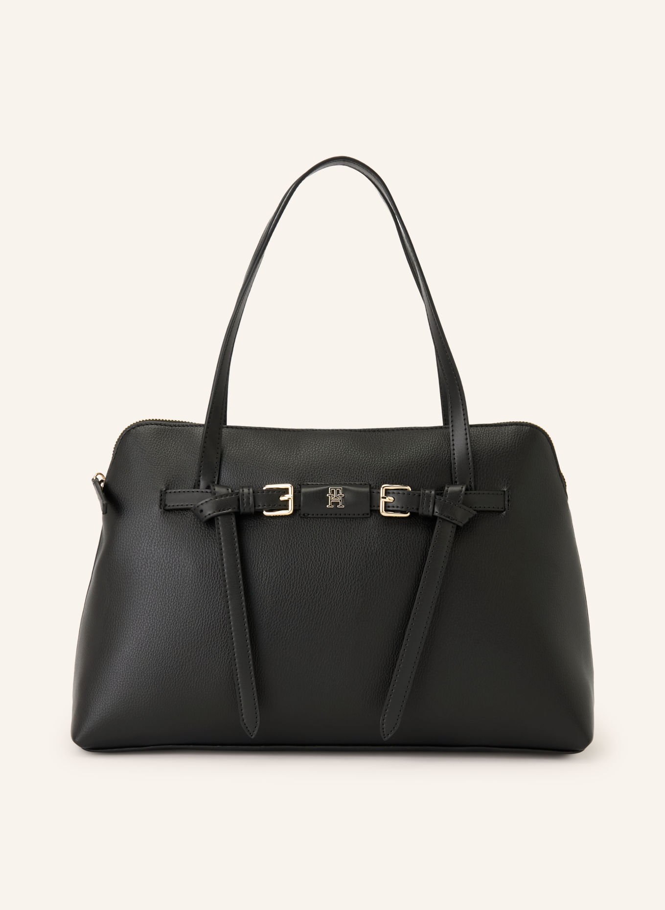 TOMMY HILFIGER Handtasche: SCHWARZ