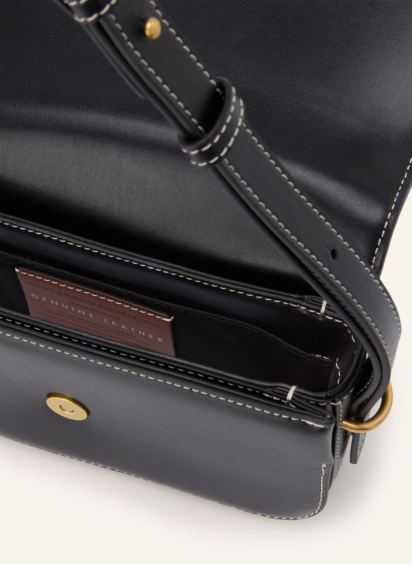 TOMMY HILFIGER Sac à bandoulière: NOIR