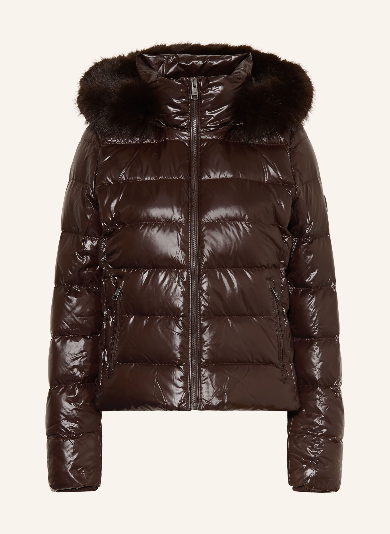 TOMMY HILFIGER Lightweight-Daunenjacke: DUNKELBRAUN