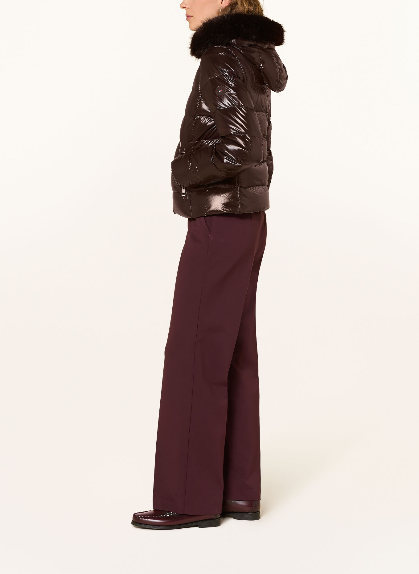 TOMMY HILFIGER Lightweight-Daunenjacke: DUNKELBRAUN