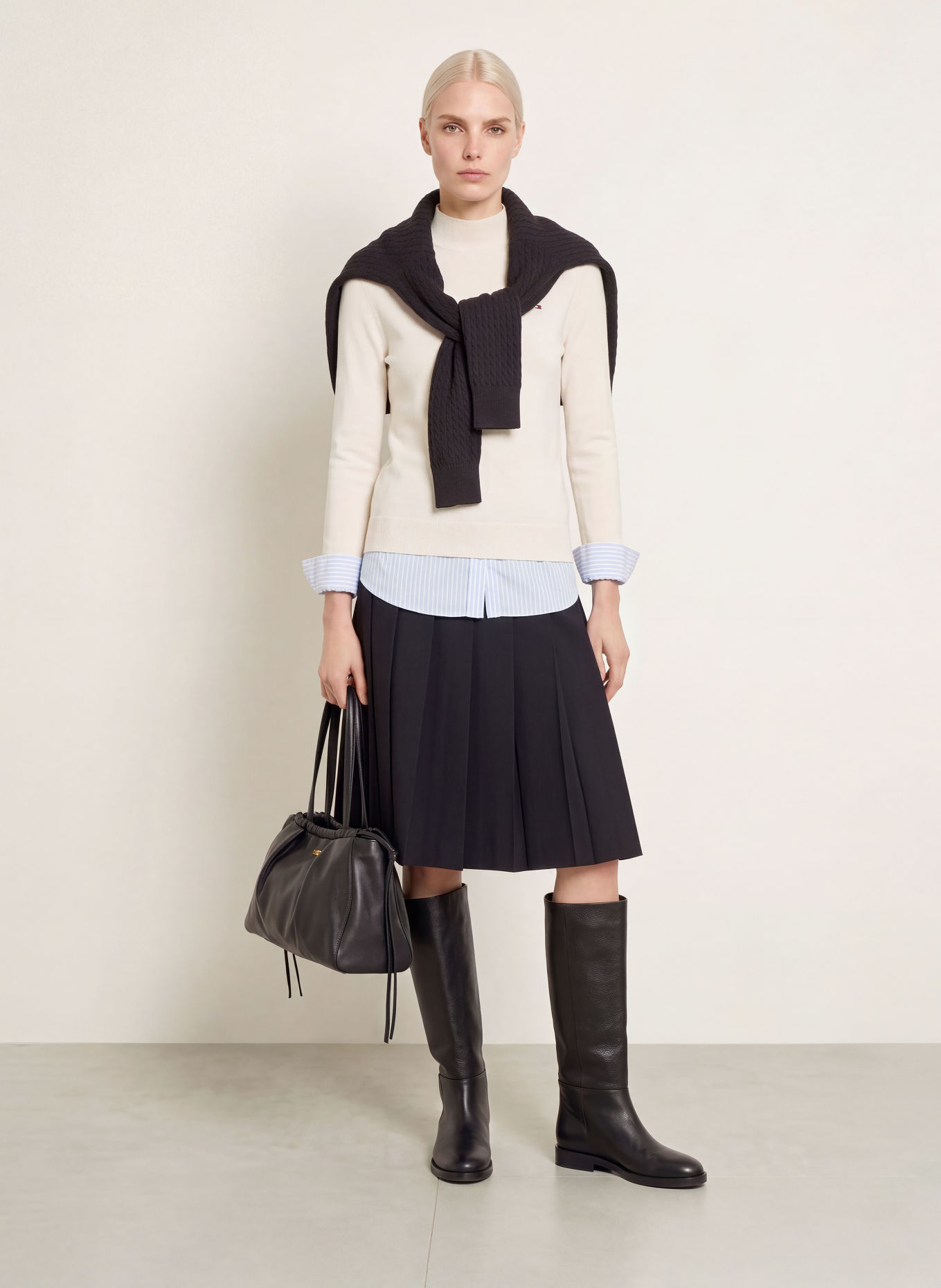 TOMMY HILFIGER Sweater: CREAM