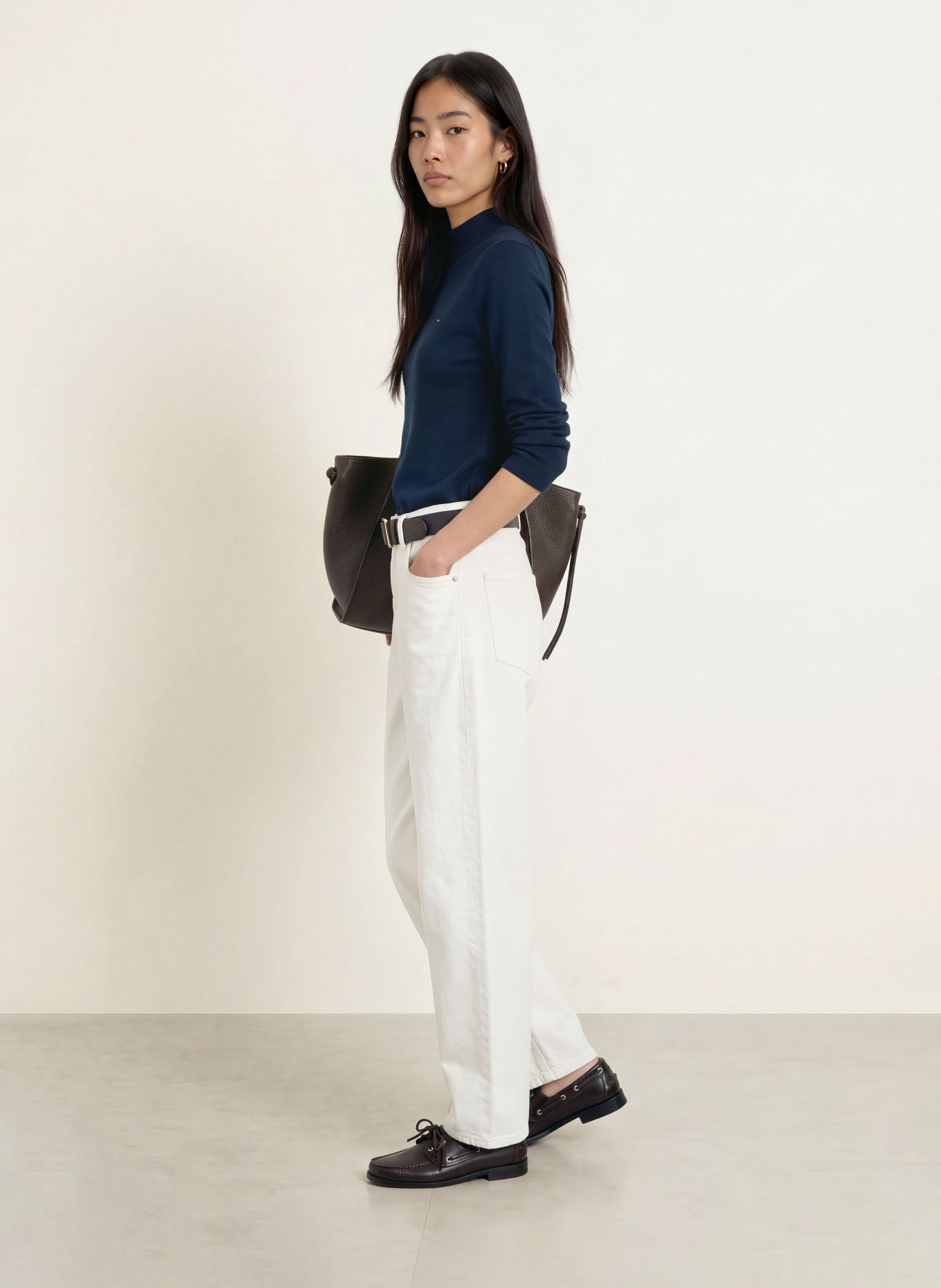 TOMMY HILFIGER Trui: DONKERBLAUW