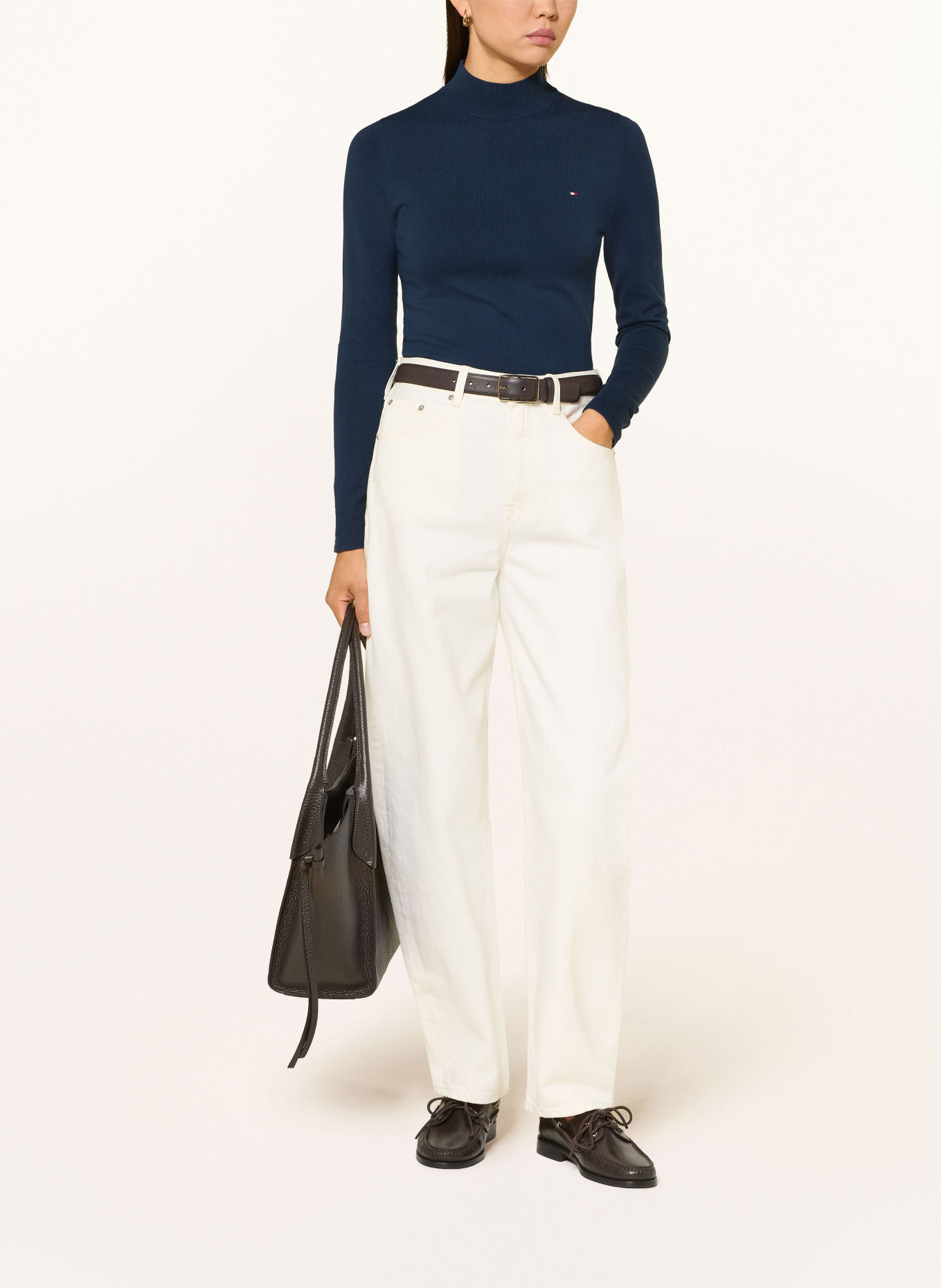 TOMMY HILFIGER Trui: DONKERBLAUW