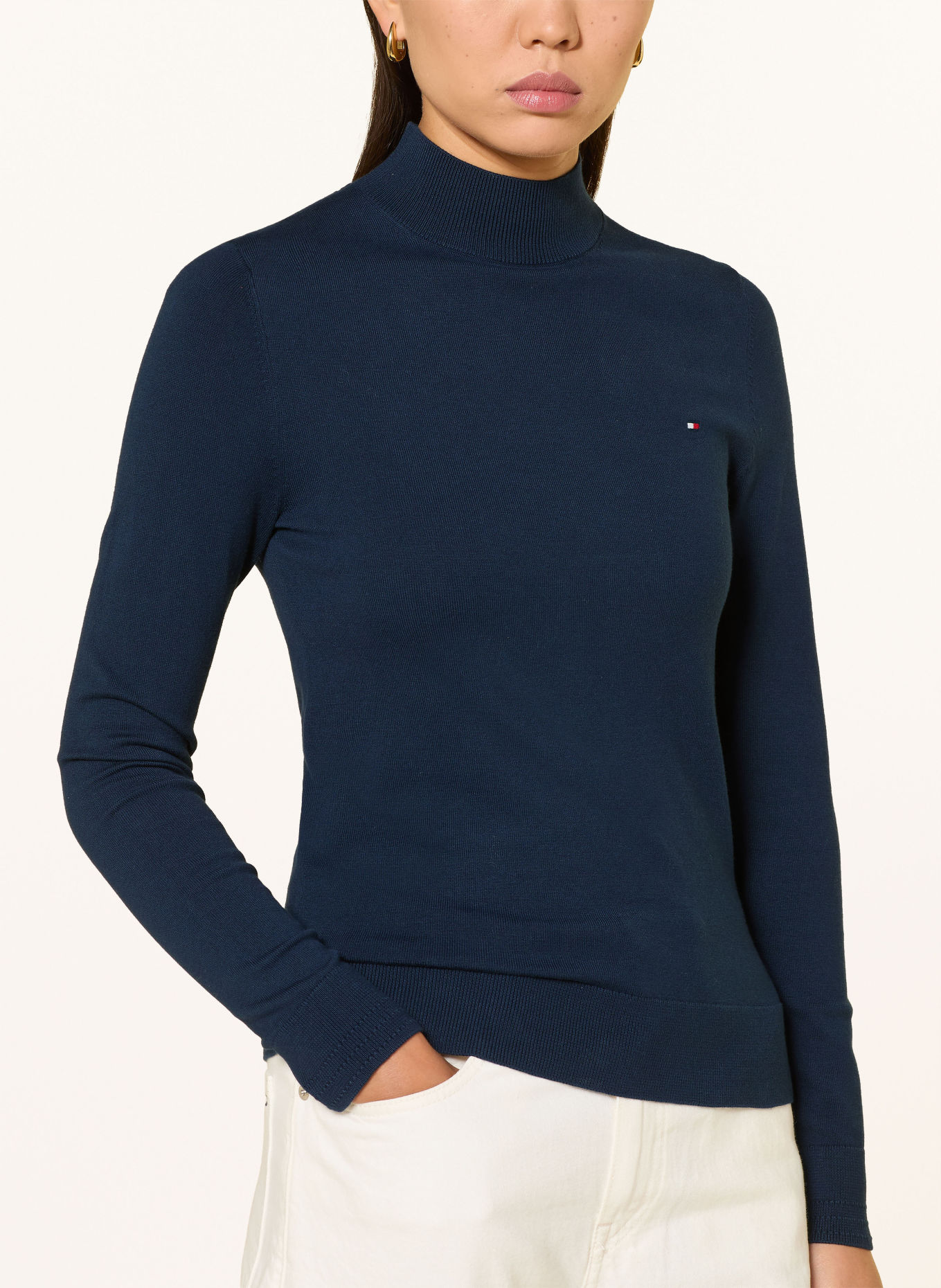 TOMMY HILFIGER Trui: DONKERBLAUW
