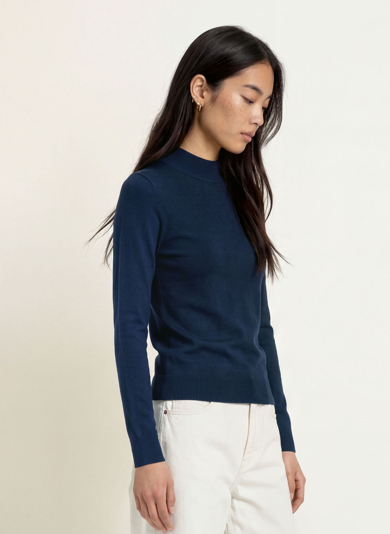 TOMMY HILFIGER Trui: DONKERBLAUW