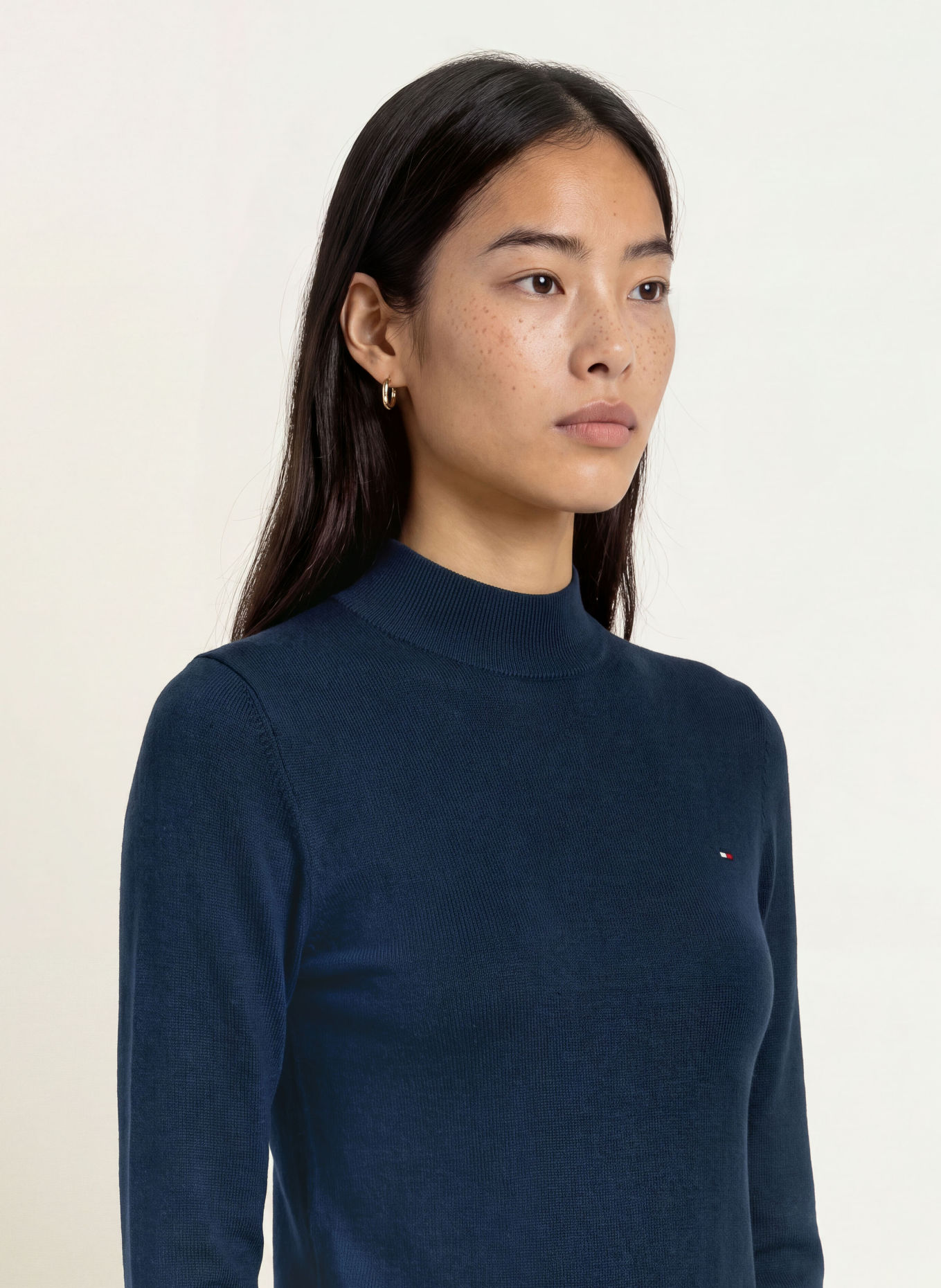 TOMMY HILFIGER Trui: DONKERBLAUW