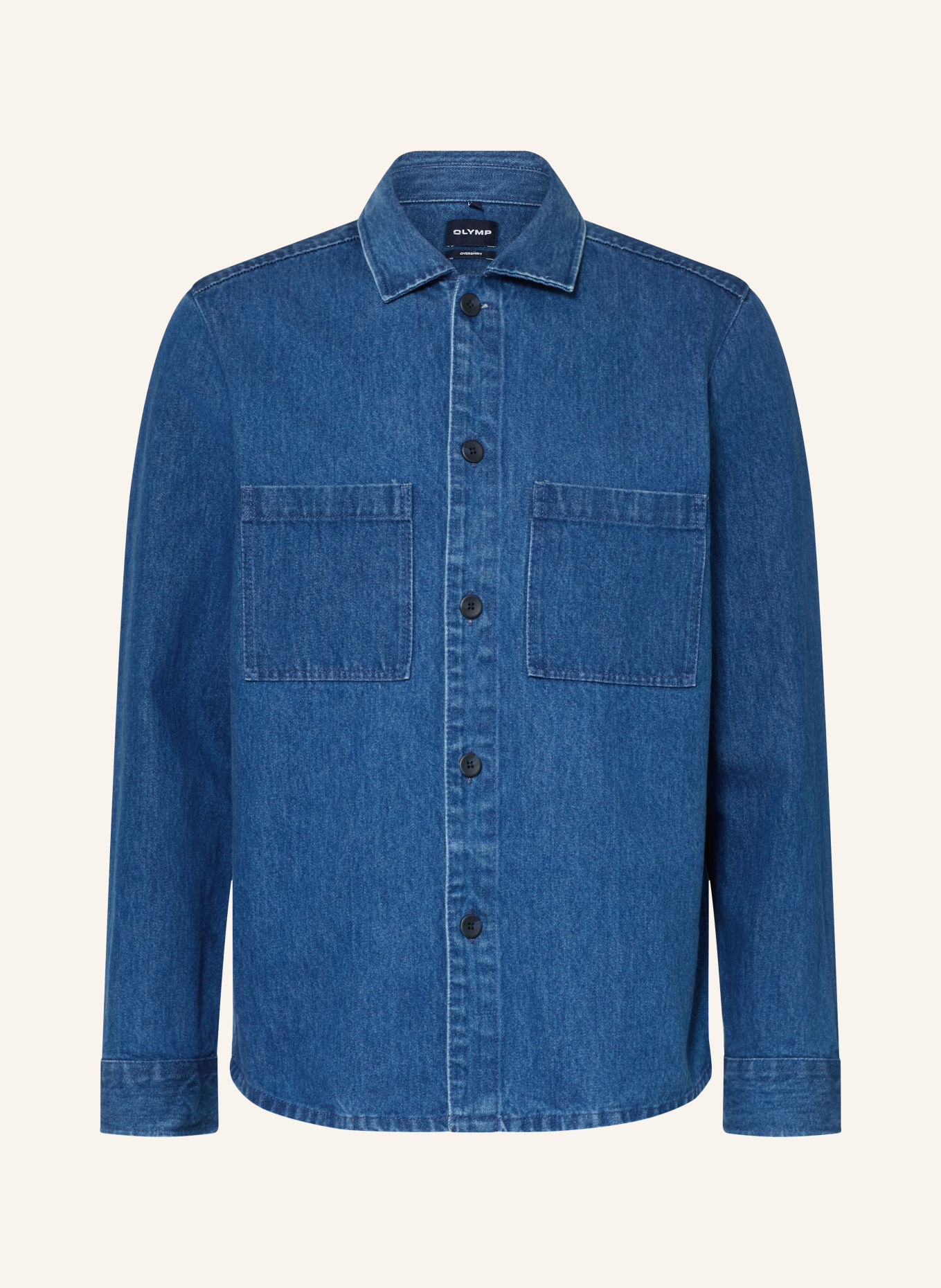 OLYMP Jeans-Overshirt: BLAU