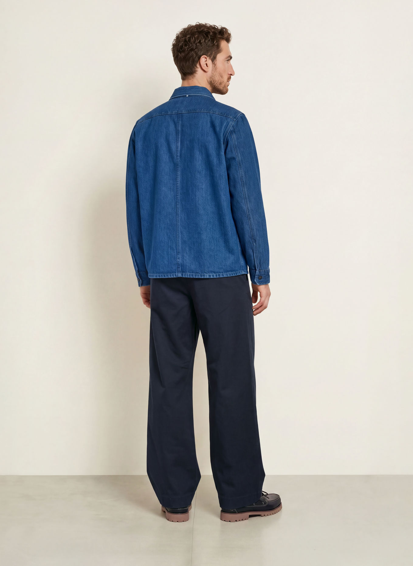 OLYMP Jeans-Overshirt: BLAU