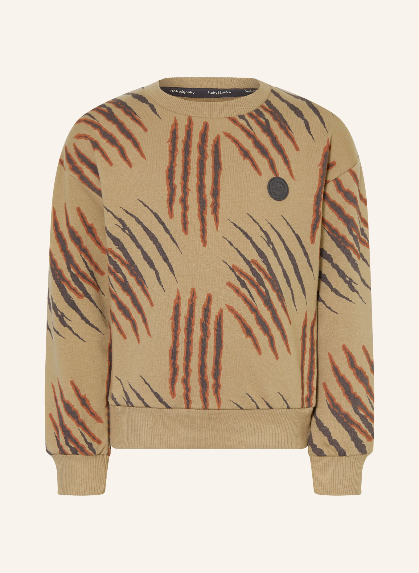 Koko Noko Sweatshirt: BEIGE / BRAUN / ORANGE