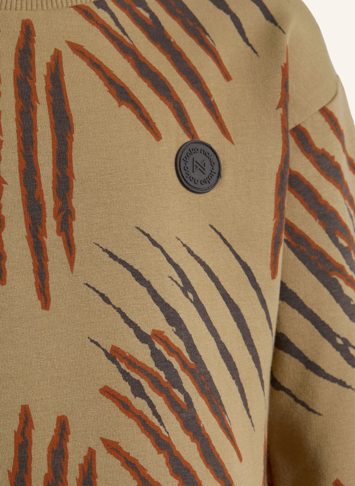 Koko Noko Sweatshirt: BEIGE / BRAUN / ORANGE