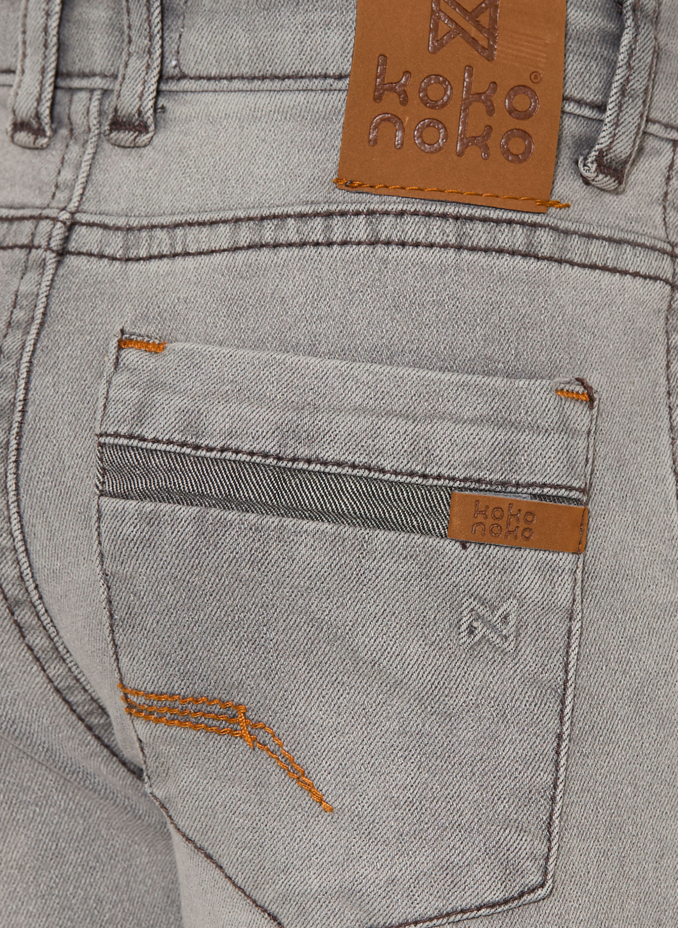 Koko Noko Jeansy cargo o luźnym kroju: 5319 Denim mid. gray