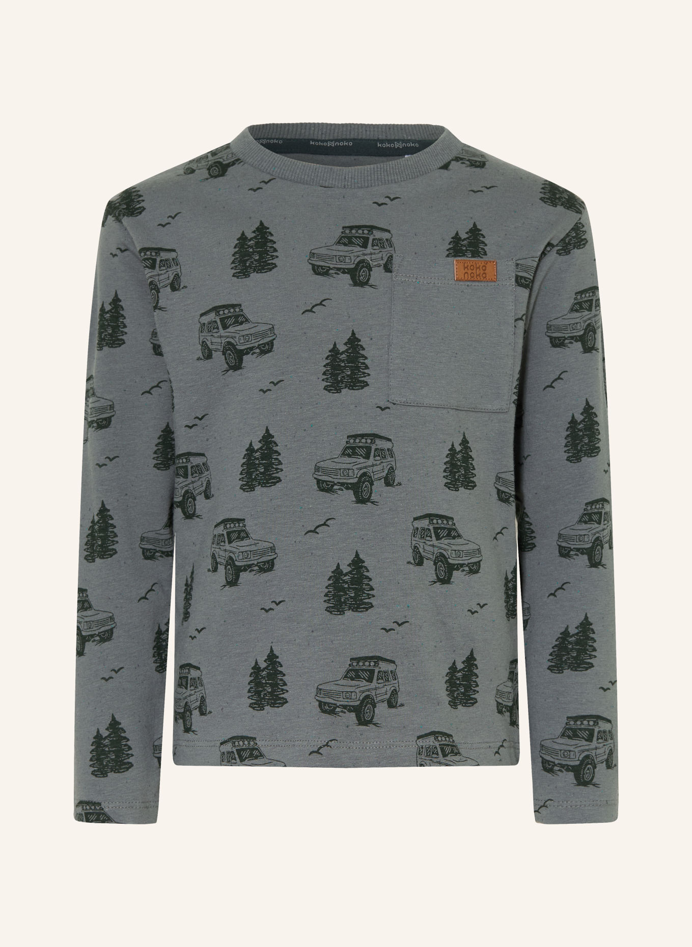Koko Noko Longsleeve: DUNKELGRAU / SCHWARZ