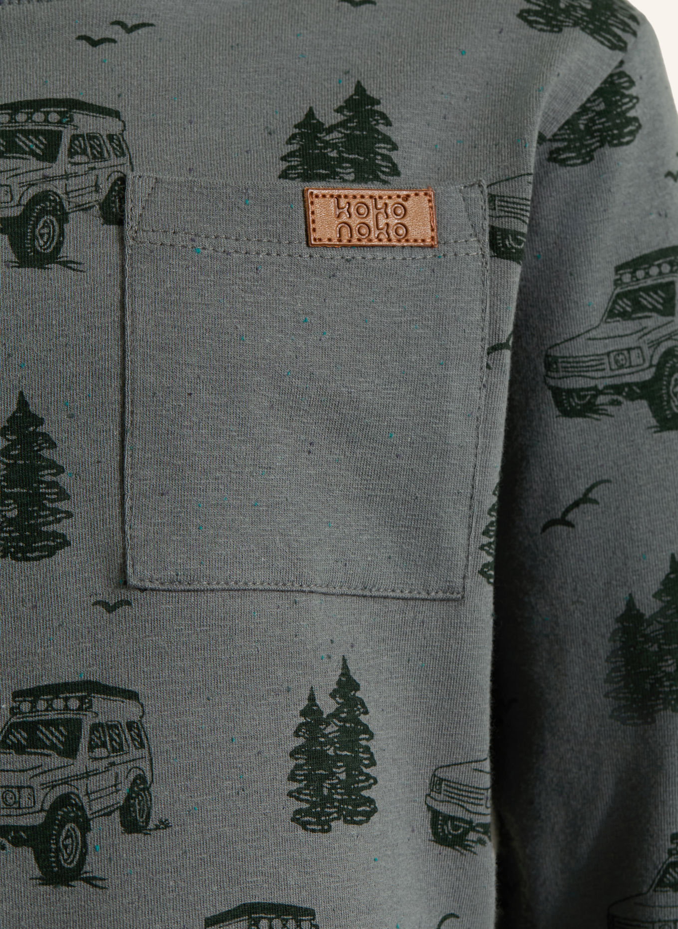 Koko Noko Longsleeve: DUNKELGRAU / SCHWARZ