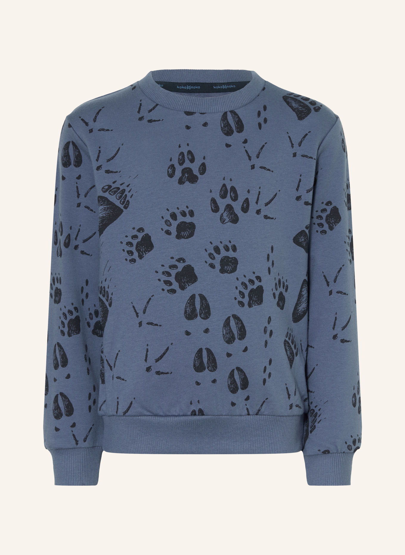 Koko Noko Sweatshirt: BLAU / DUNKELBLAU