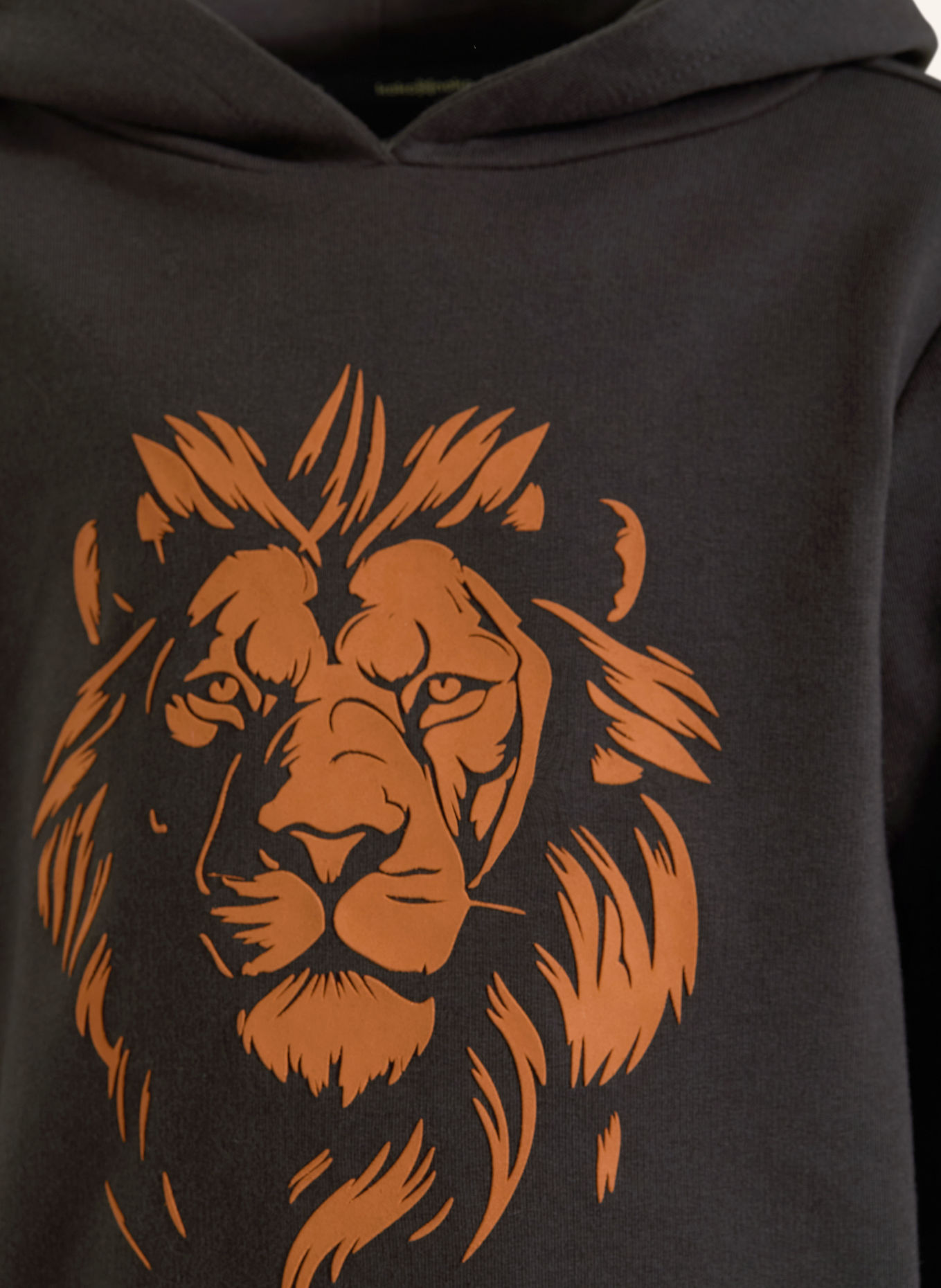 Koko Noko Hoodie: DUNKELBRAUN / HELLORANGE