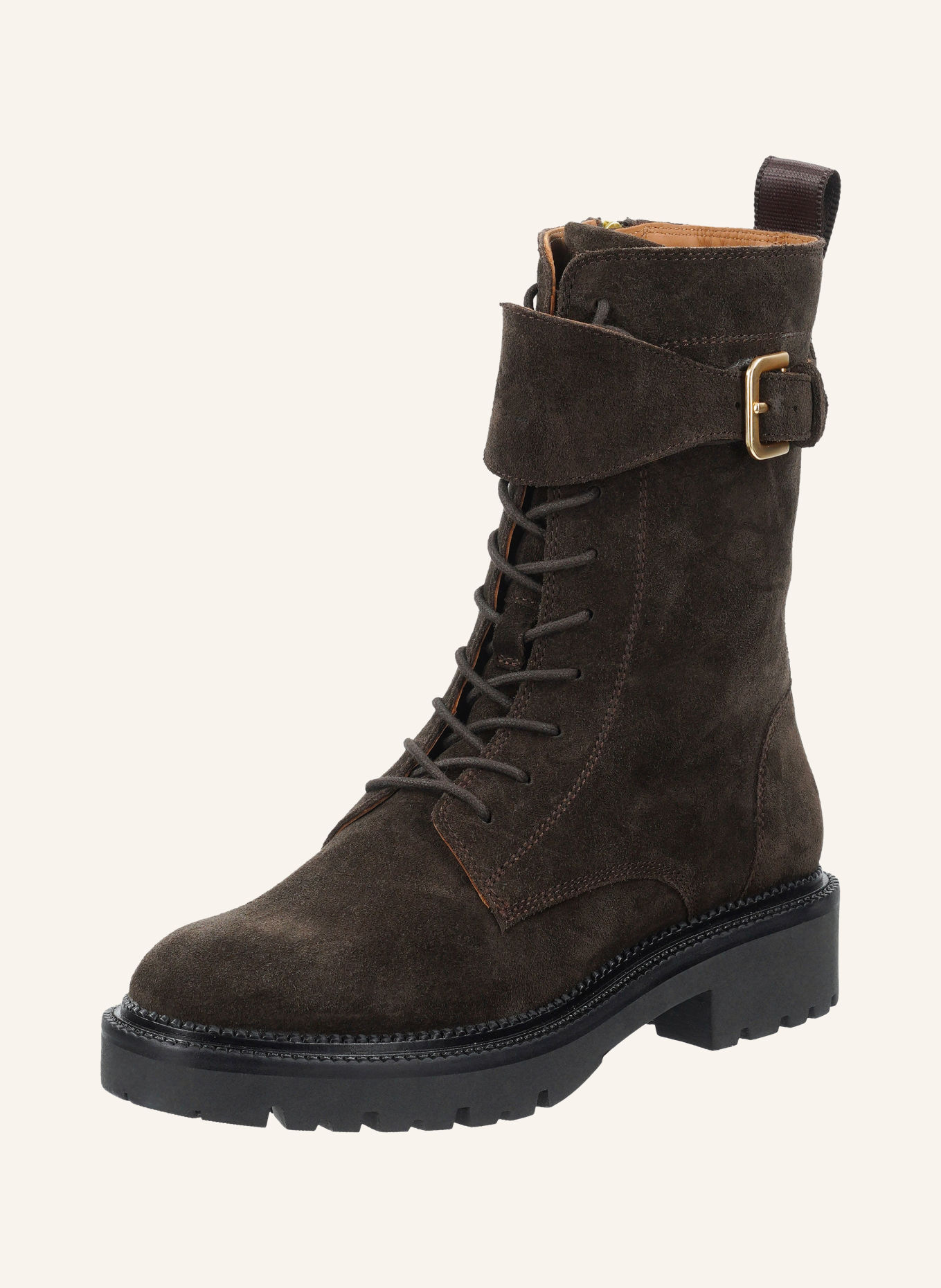 GANT Boots à lacets KELLIIN: MARRON FONCÉ
