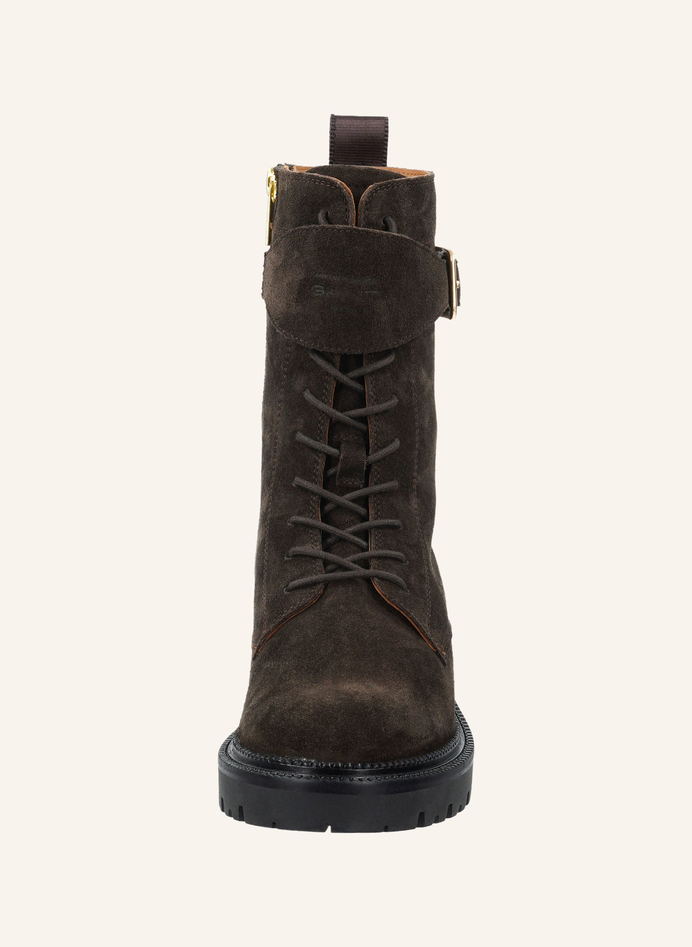 GANT Boots à lacets KELLIIN: MARRON FONCÉ