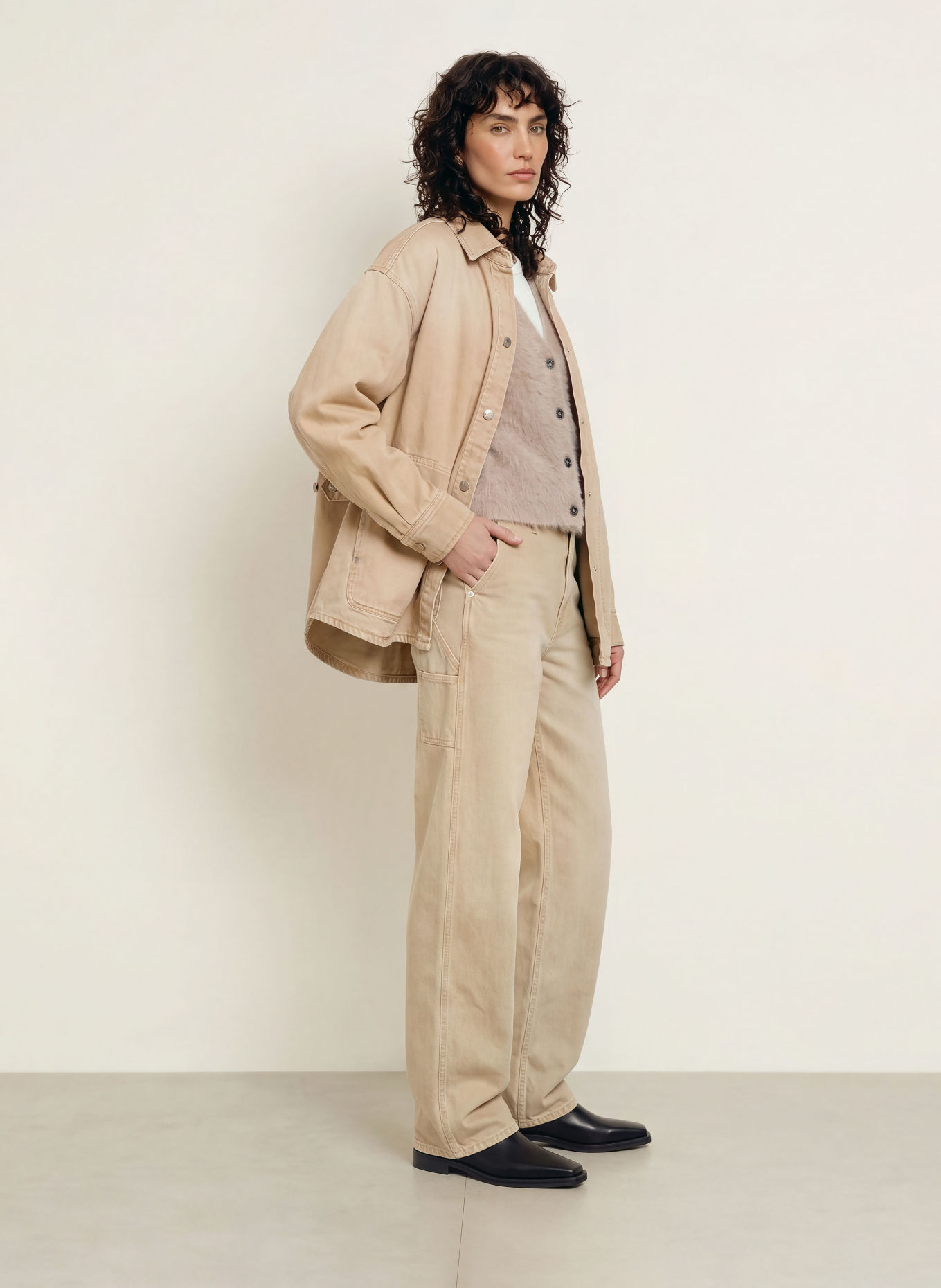 CLOSED Overjacket: BEIGE