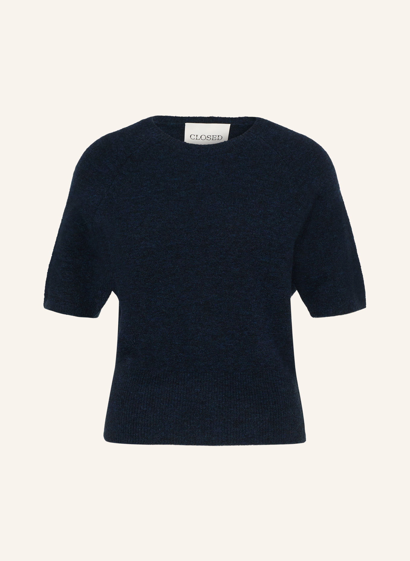 CLOSED Strickshirt mit Alpaka: DUNKELBLAU