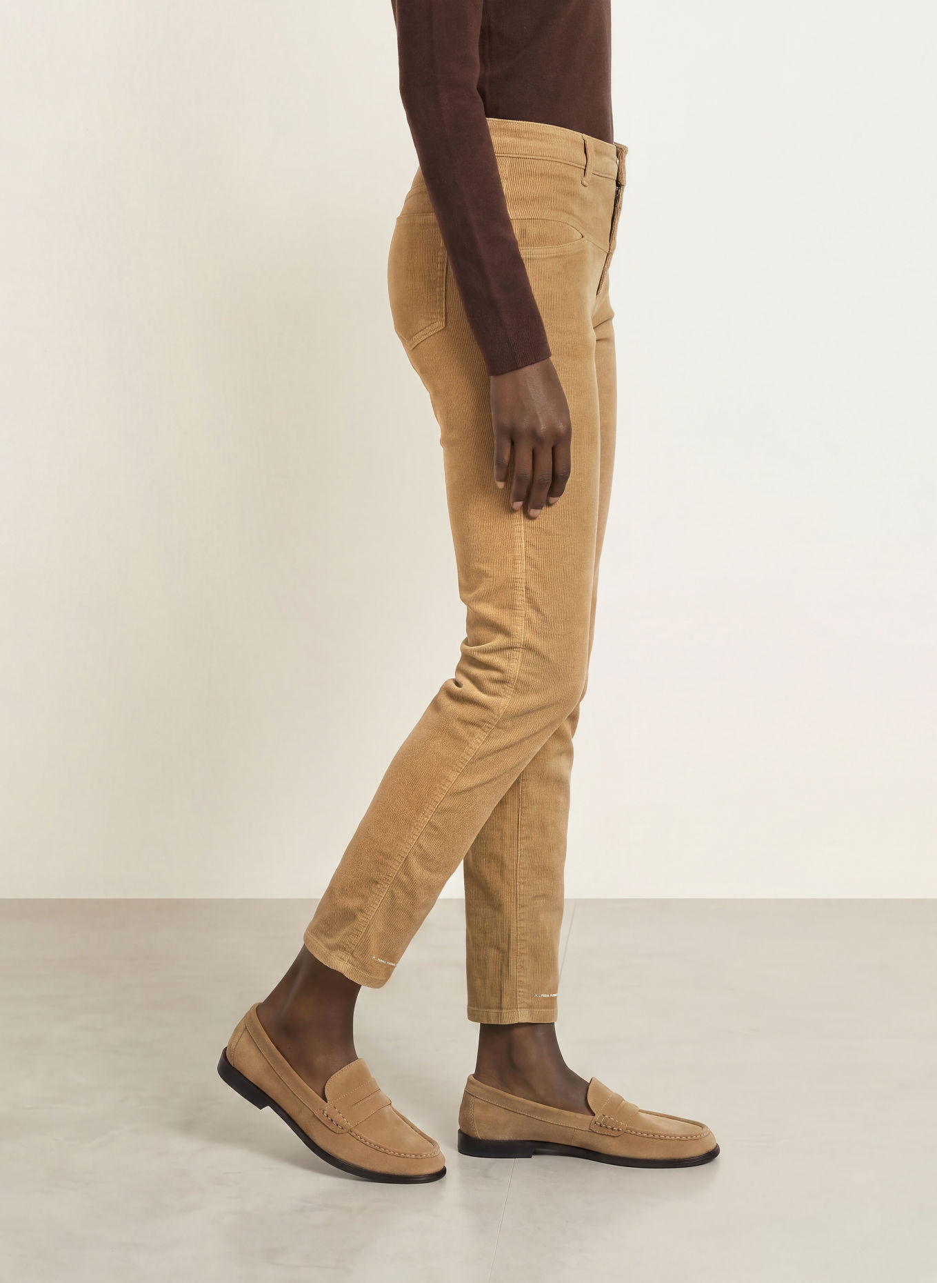 CLOSED Corduroy Pants PEDAL PUSHER: CAMEL