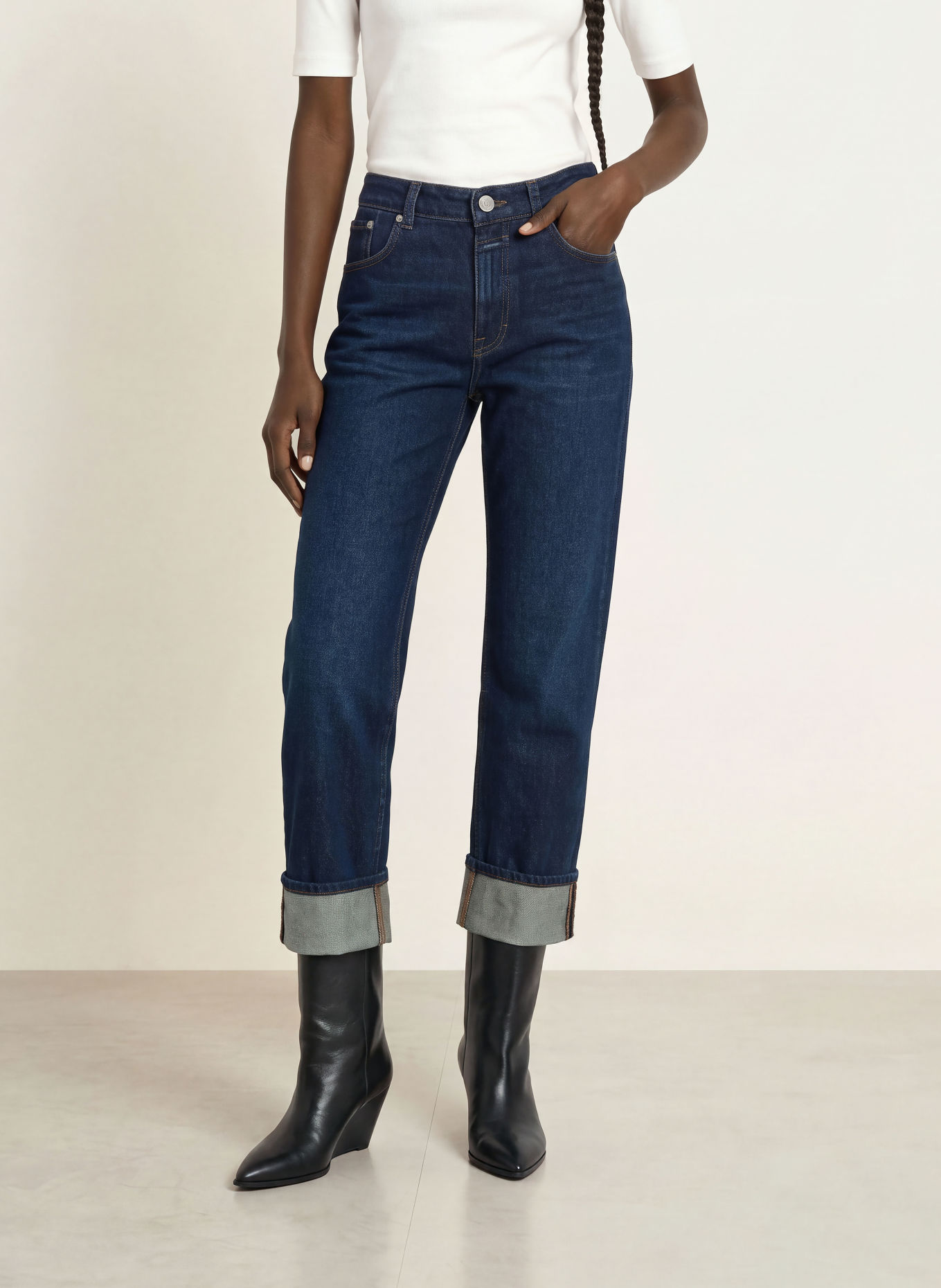 CLOSED Jeansy straight MILO: DBL DARK BLUE