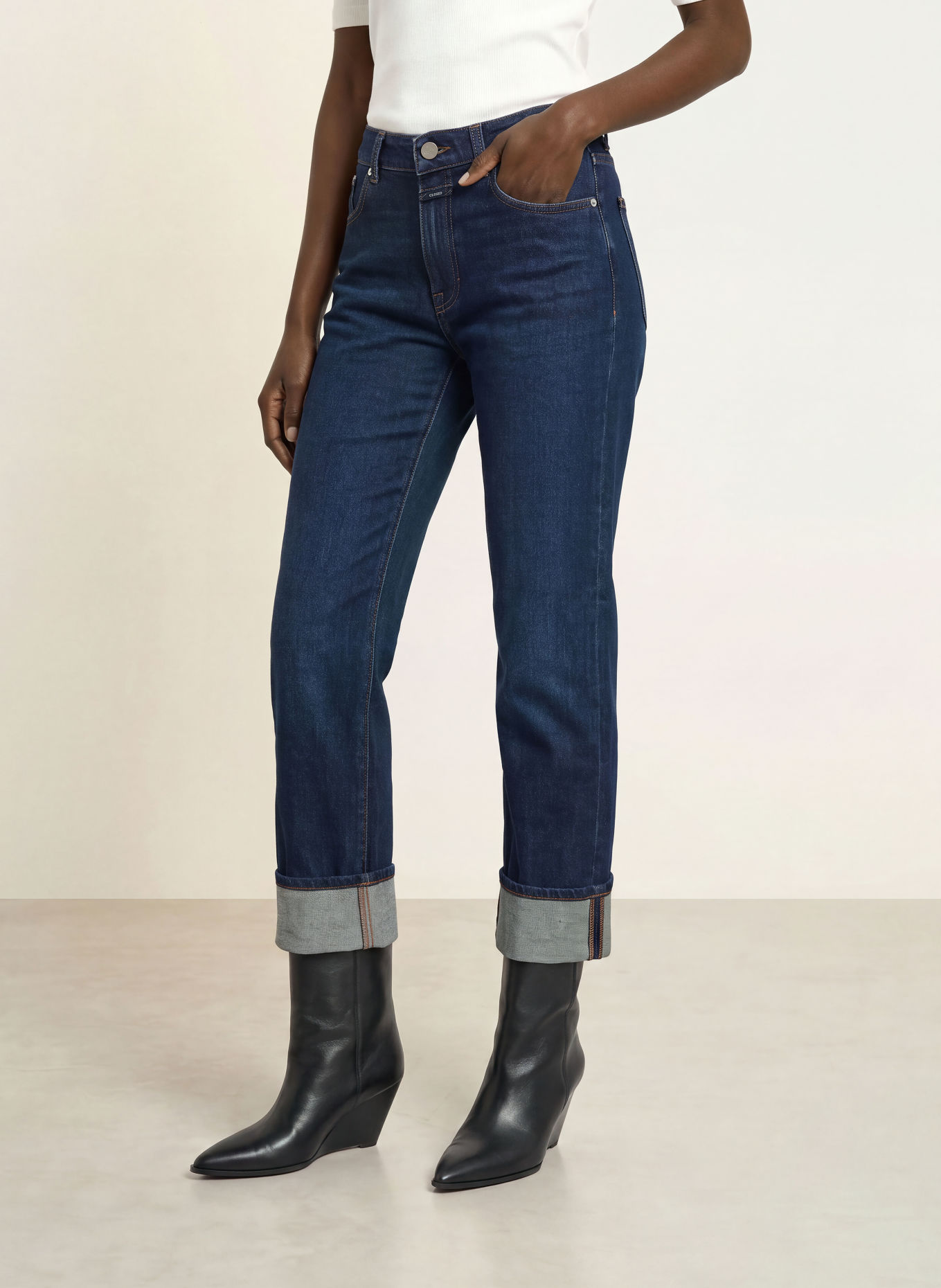 CLOSED Jeansy straight MILO: DBL DARK BLUE
