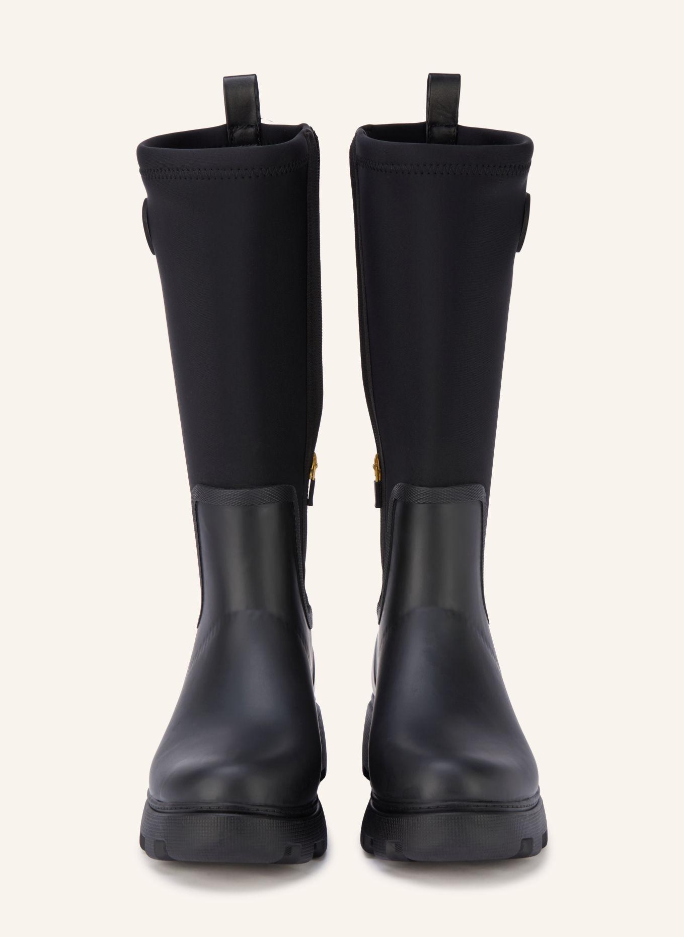 TOMMY HILFIGER Gummistiefel: SCHWARZ