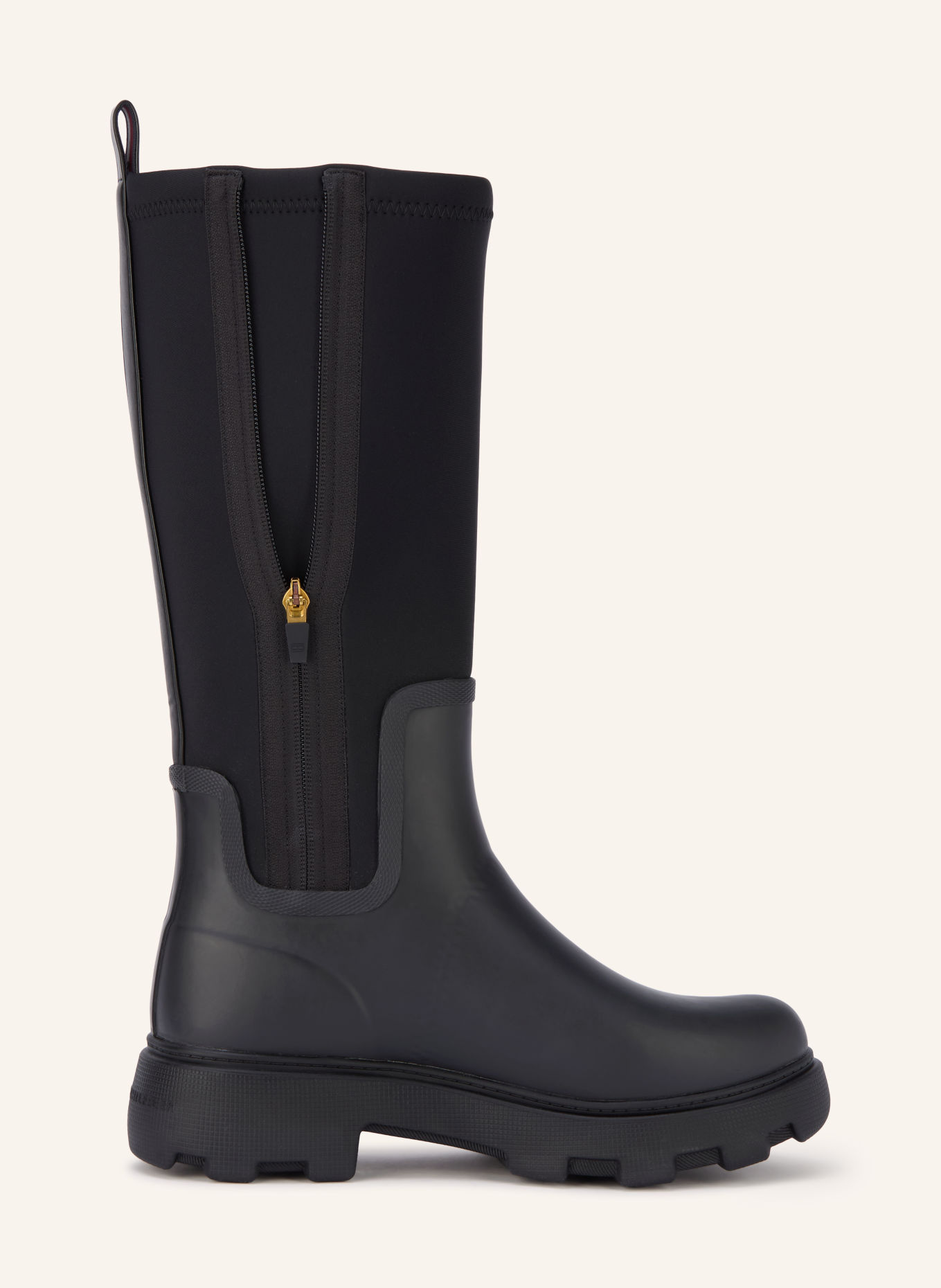 TOMMY HILFIGER Gummistiefel: SCHWARZ