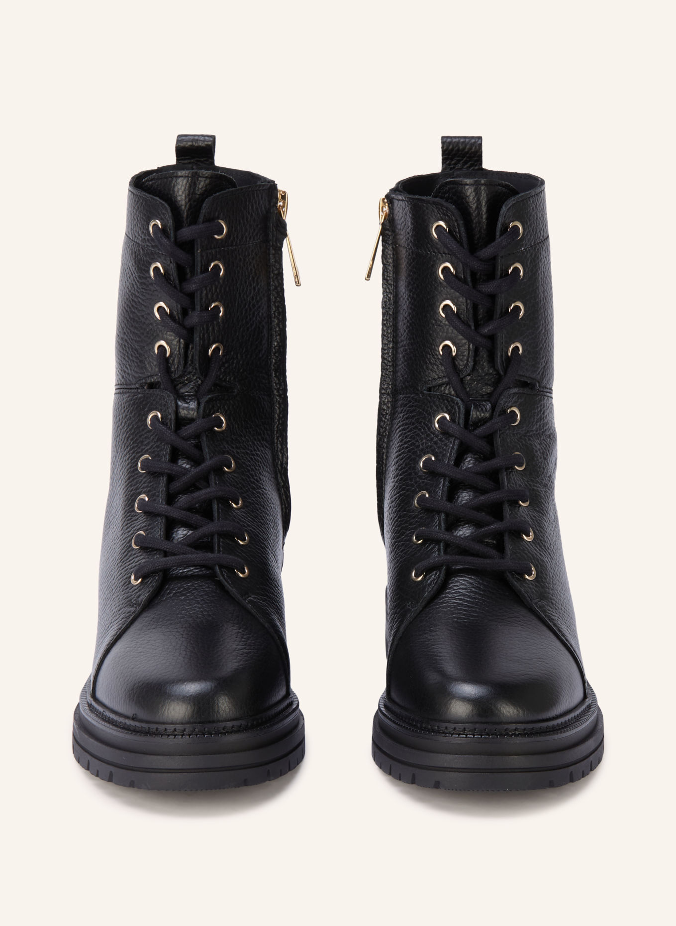TOMMY HILFIGER Schnürboots: SCHWARZ