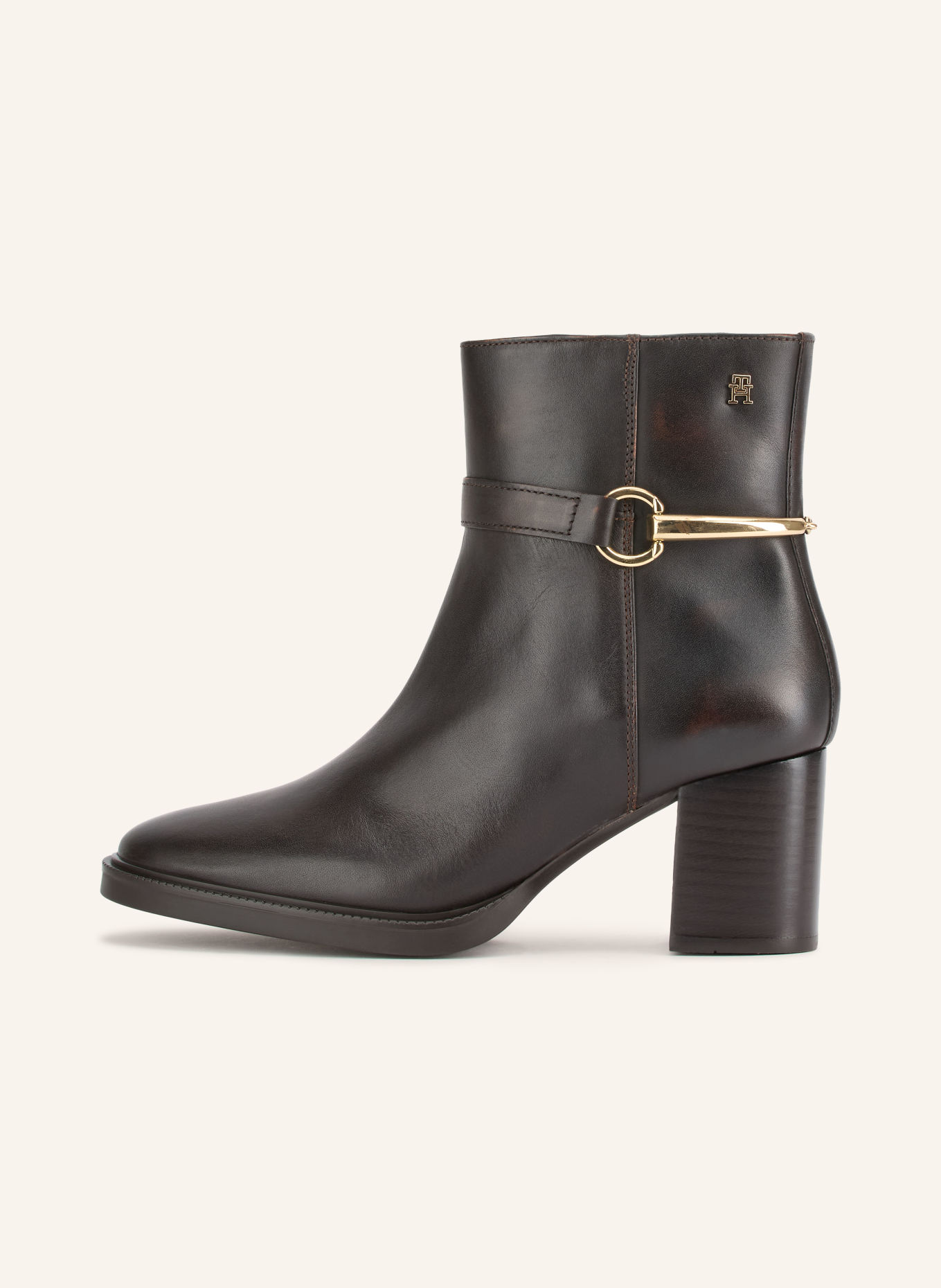 TOMMY HILFIGER Stiefeletten: DUNKELBRAUN