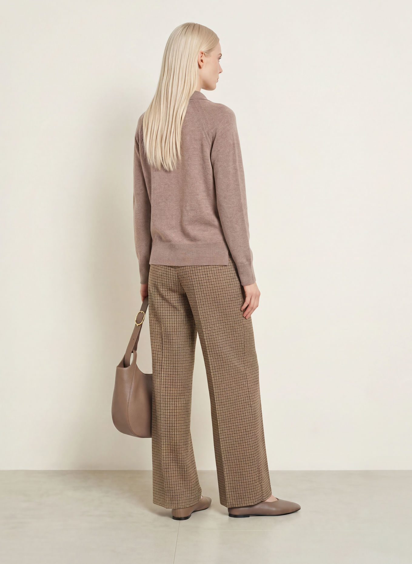 MAERZ MUENCHEN Strickjacke: TAUPE
