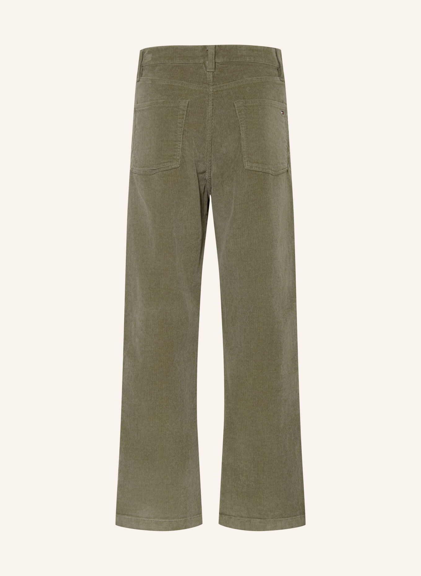 TOMMY HILFIGER Cordbyxor: OLIVGRÖN