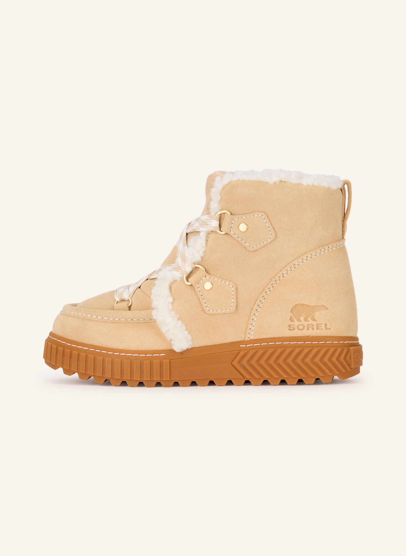 SOREL Boots ONA AVE™ ALPINE PLUS WP: HELLBRAUN / WEISS