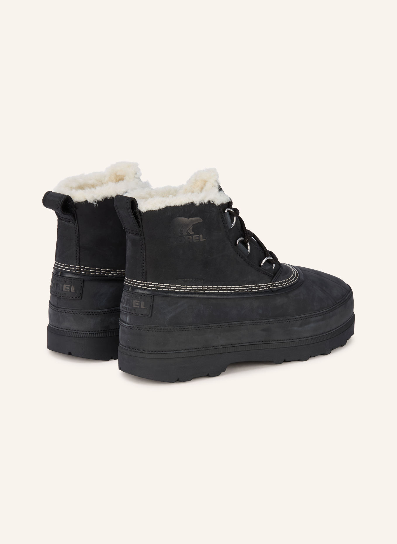 SOREL Schnütboots AMBLER™: ZWART / WIT