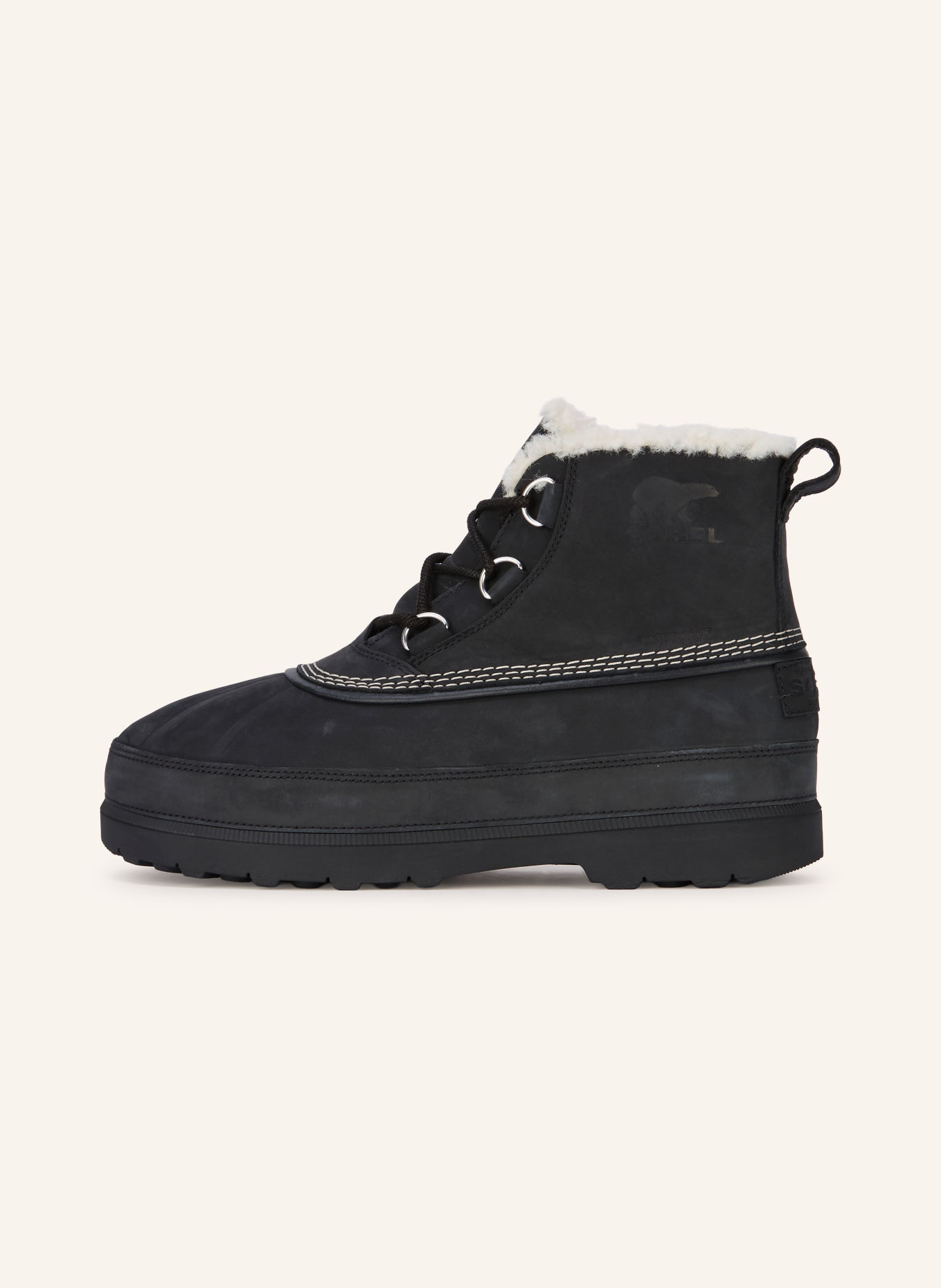 SOREL Schnütboots AMBLER™: ZWART / WIT