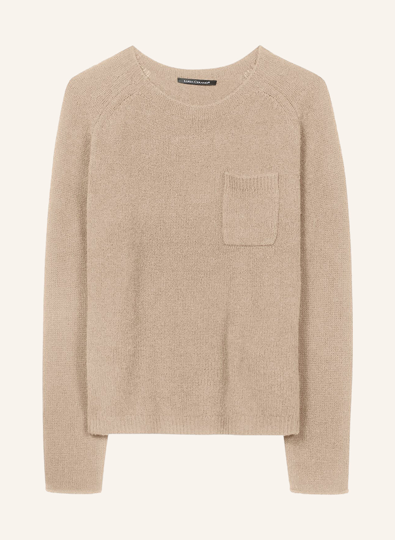 LUISA CERANO Sweater: LIGHT BROWN