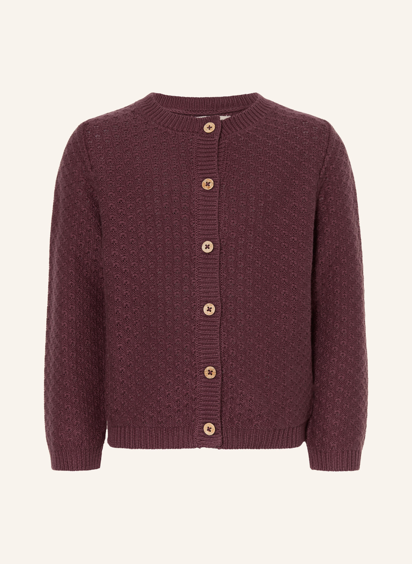 WHEAT Gilet: ROUGE FONCÉ