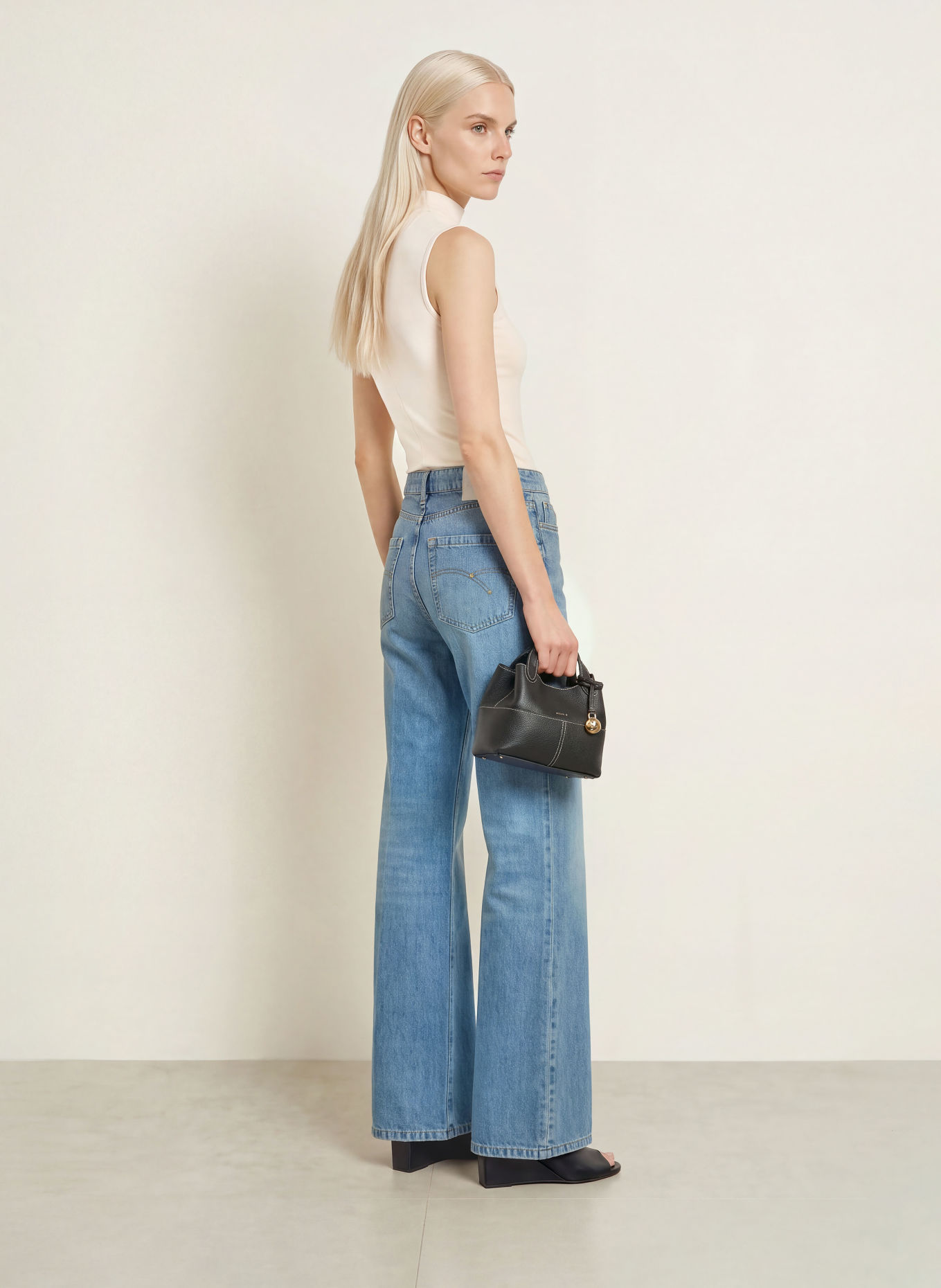 MARELLA Jean wide leg MLSWLEG: 004 LIGHT BLUE