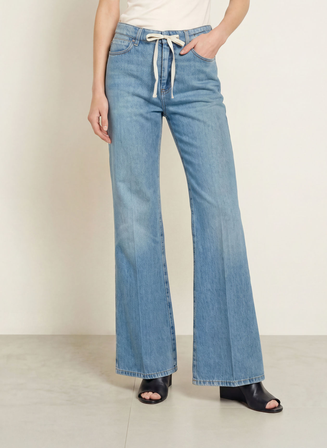 MARELLA Jean wide leg MLSWLEG: 004 LIGHT BLUE