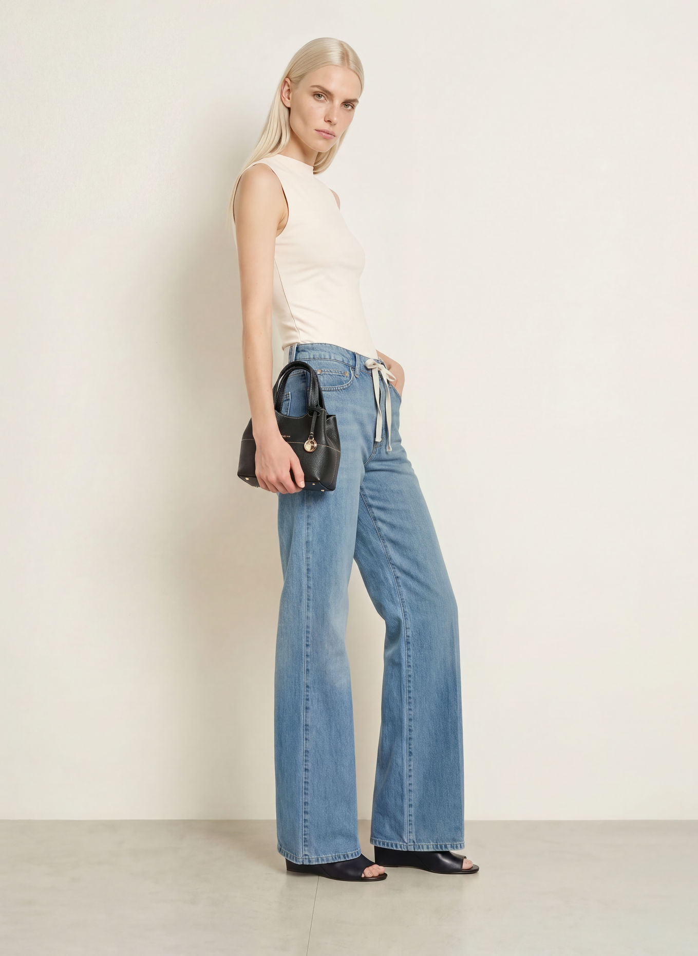 MARELLA Jean wide leg MLSWLEG: 004 LIGHT BLUE