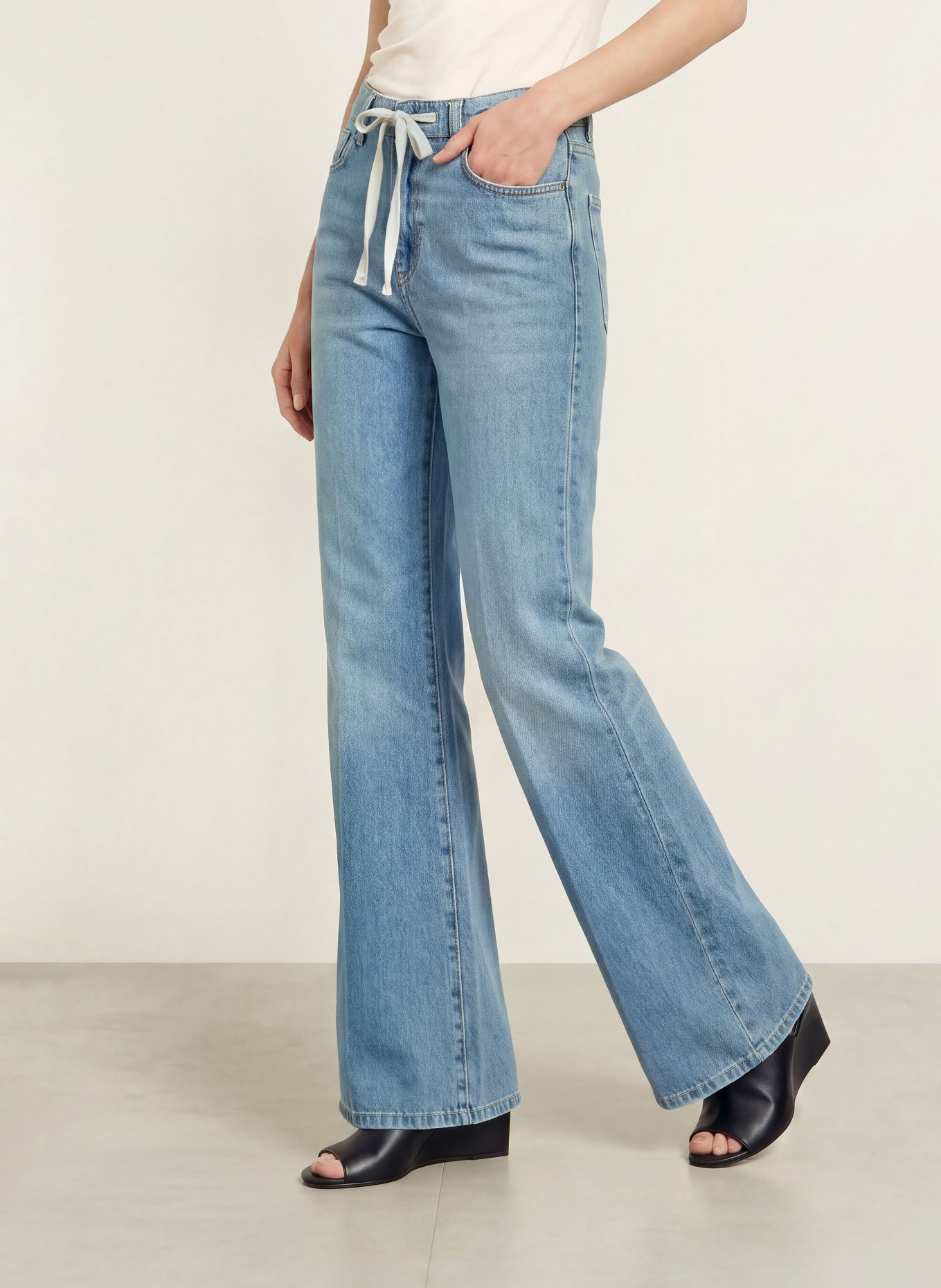 MARELLA Jean wide leg MLSWLEG: 004 LIGHT BLUE