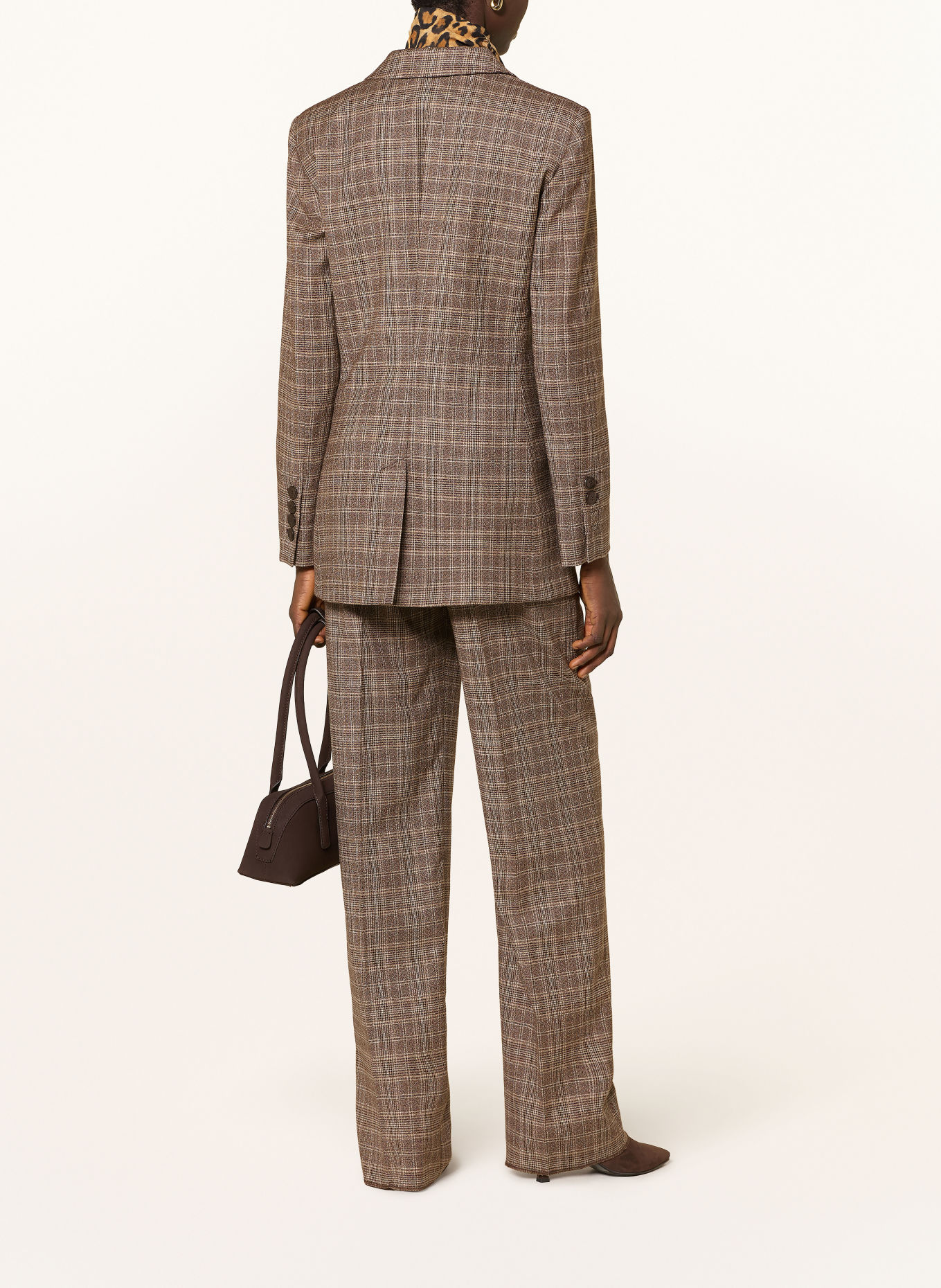 MARELLA Set MLSADUNCO: Blazer und Tuch: TAUPE / COGNAC