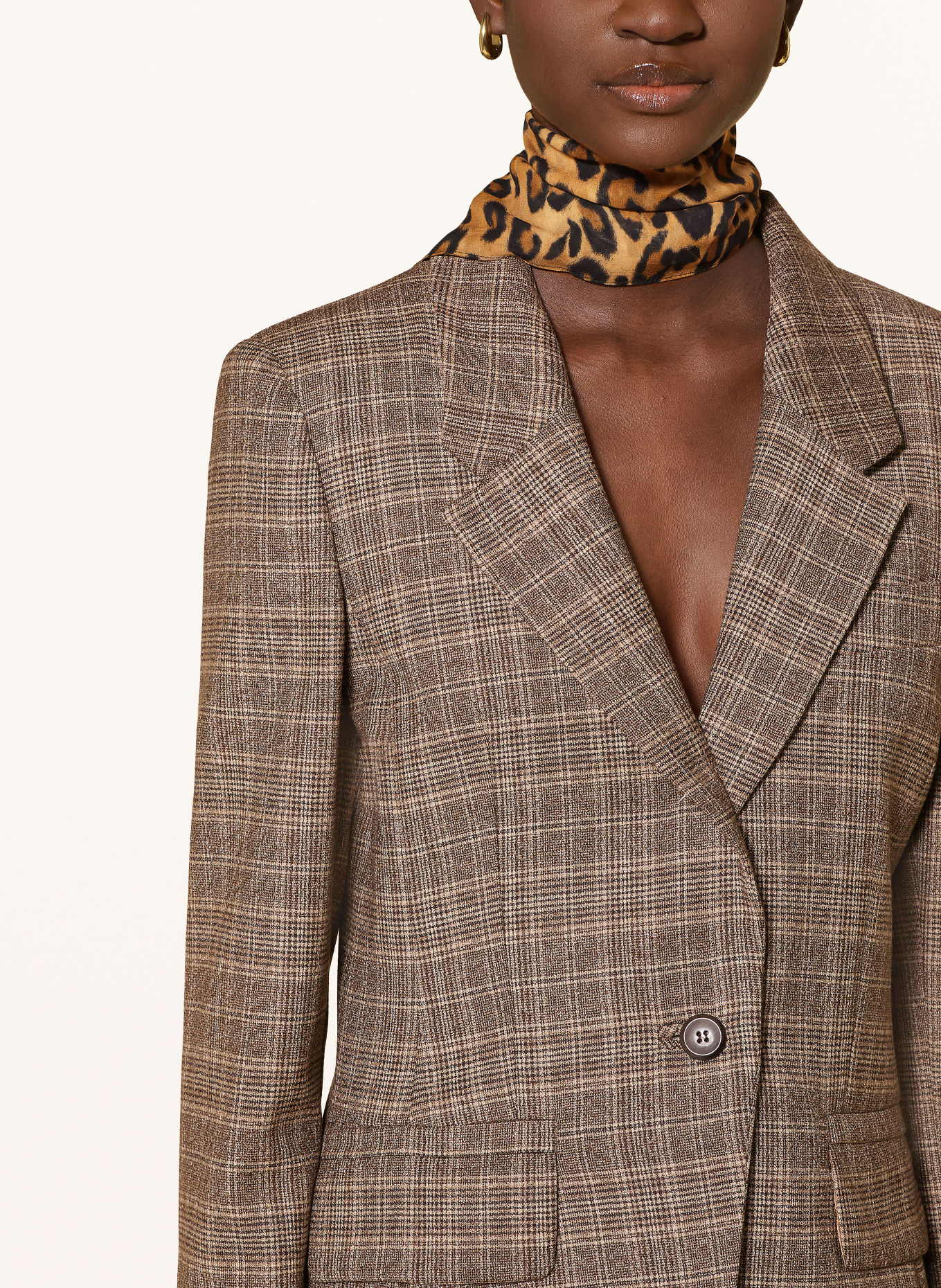 MARELLA Set MLSADUNCO: Blazer und Tuch: TAUPE / COGNAC