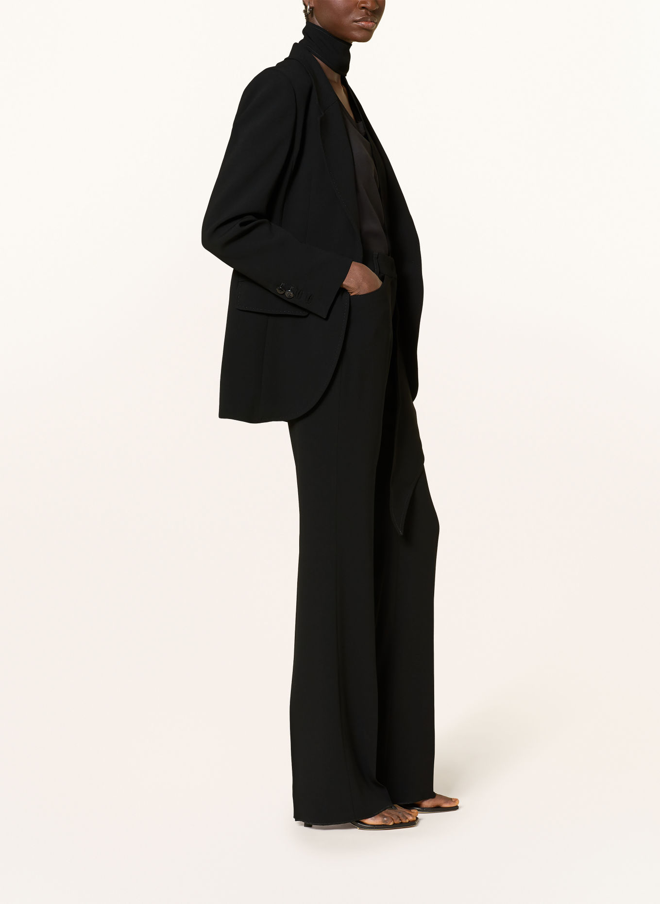 MARELLA Pantalon palazzo MLLVALANGA: NOIR