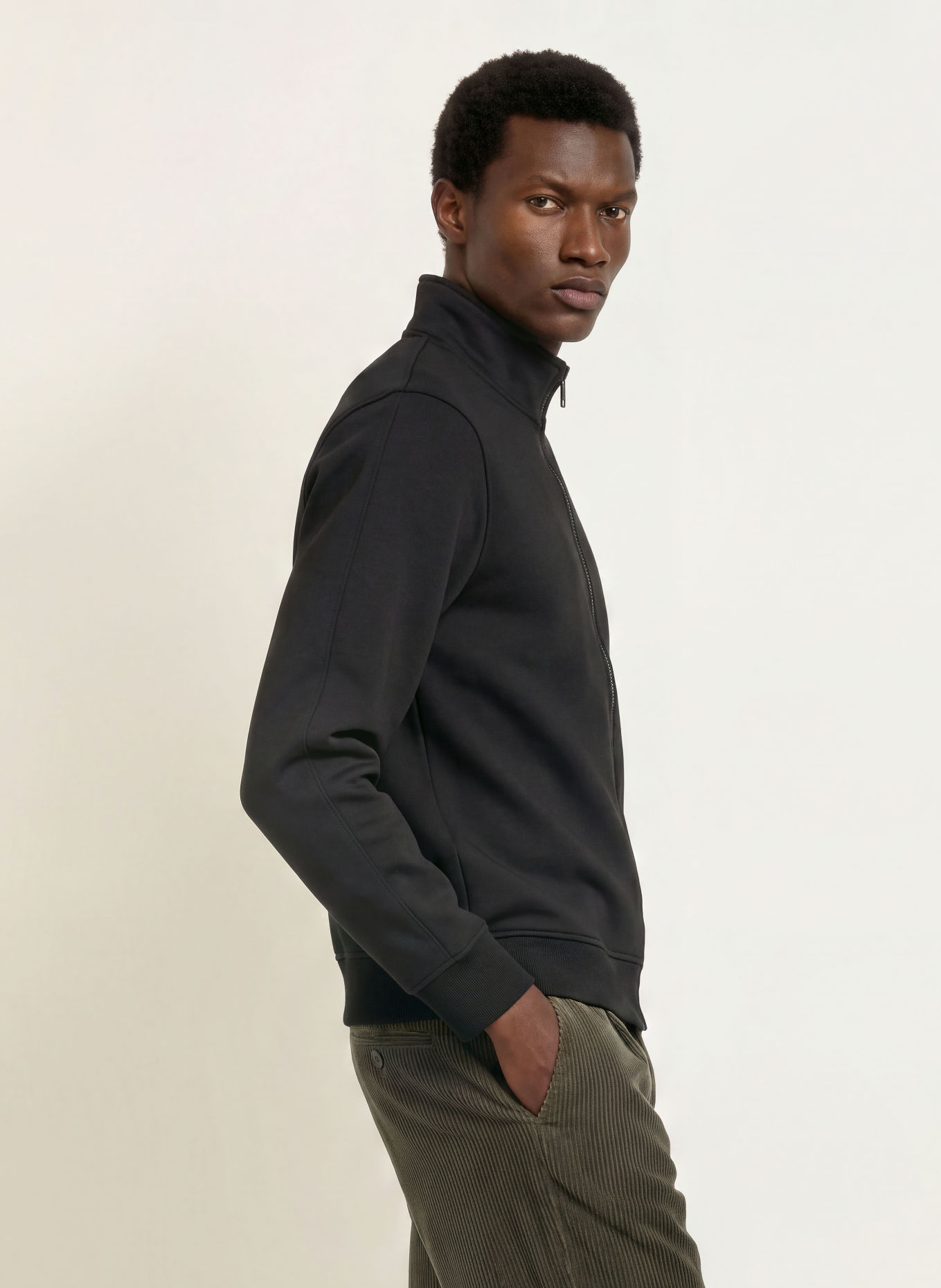 PAUL Sweat zippé: NOIR