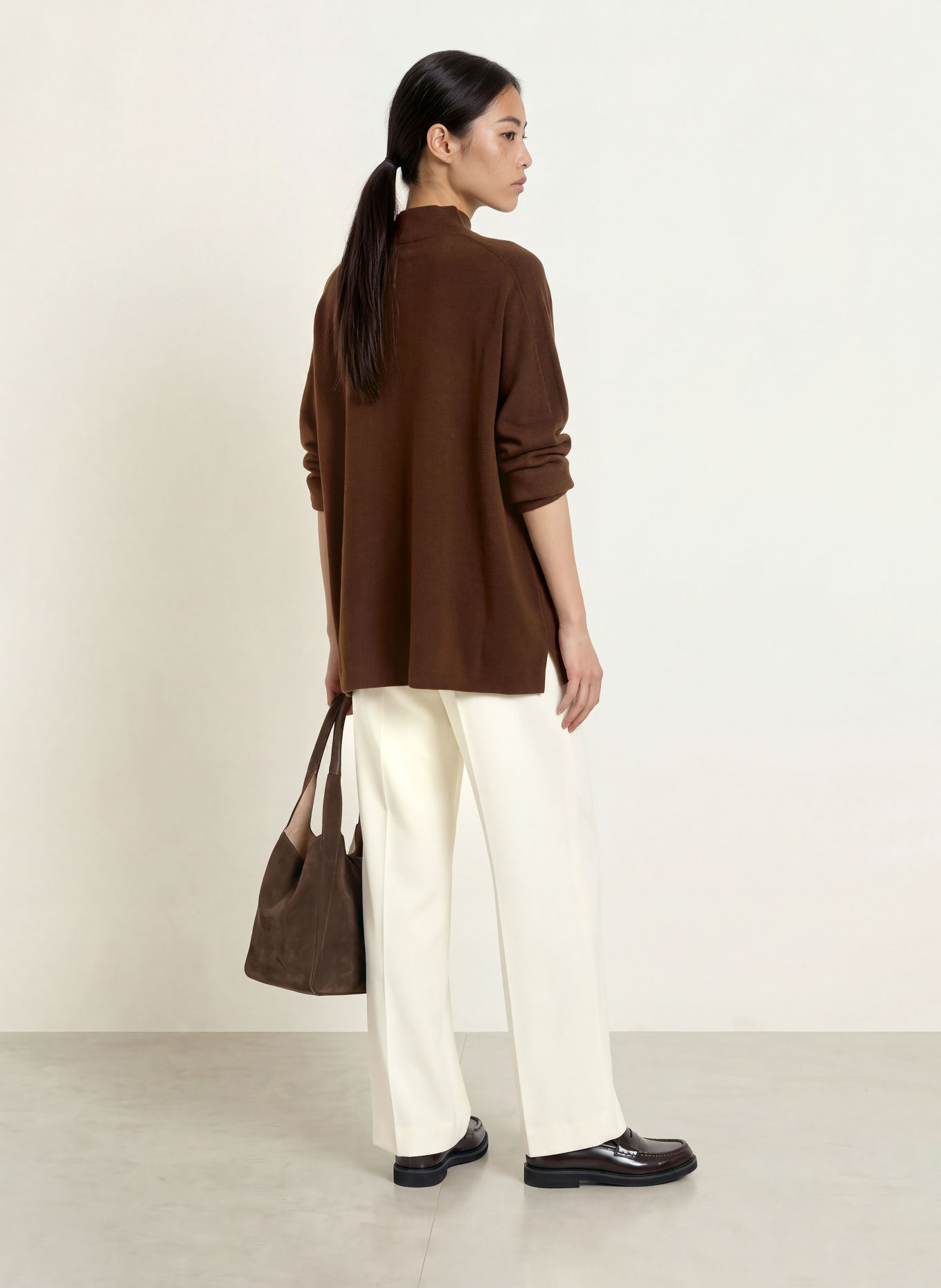 REPEAT Trui: MARRON FONCÉ