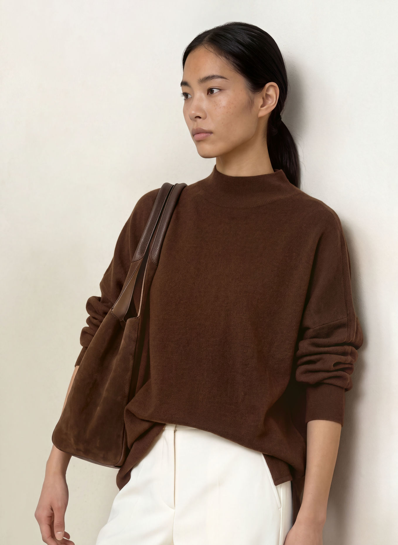 REPEAT Trui: MARRON FONCÉ
