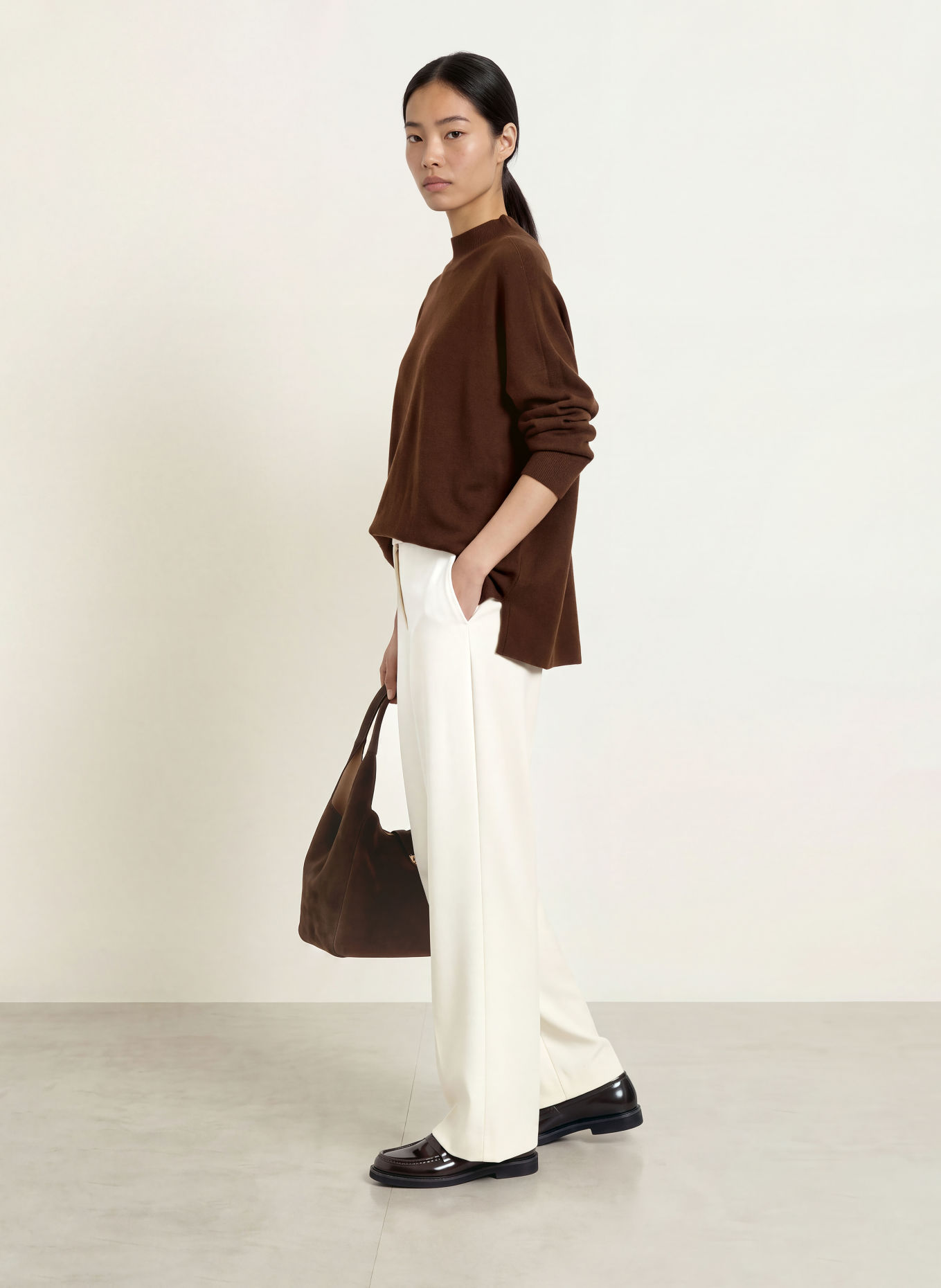 REPEAT Trui: MARRON FONCÉ